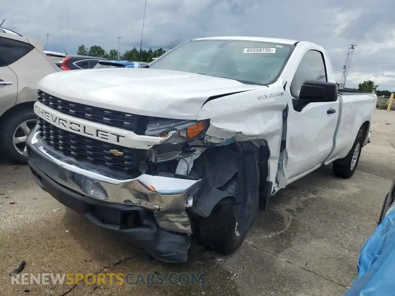 1 Photograph of a damaged car 3GCNWAEF0MG276512 CHEVROLET ALL Models 2021