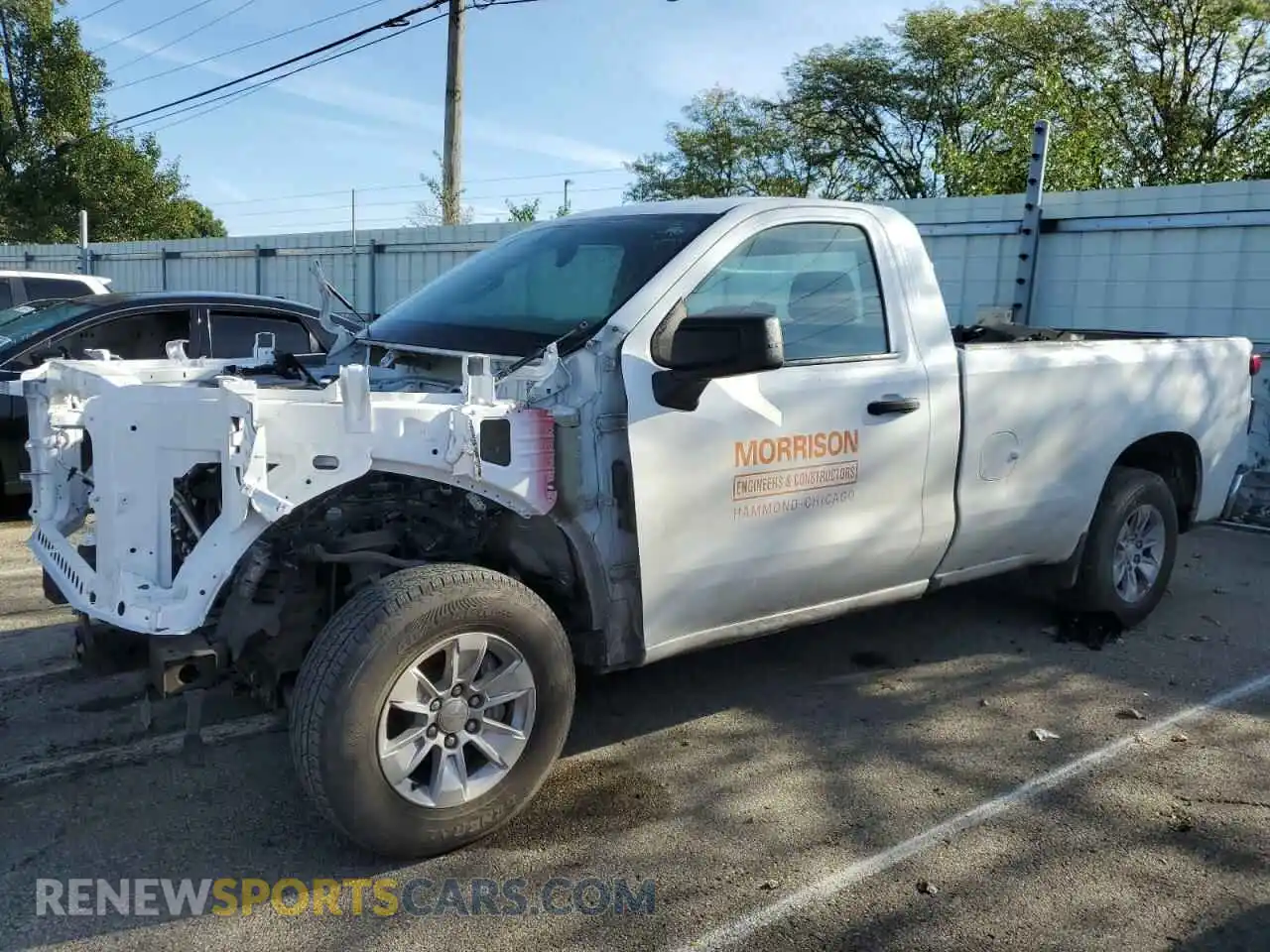 1 Photograph of a damaged car 3GCNWAEF1MG379163 CHEVROLET ALL Models 2021