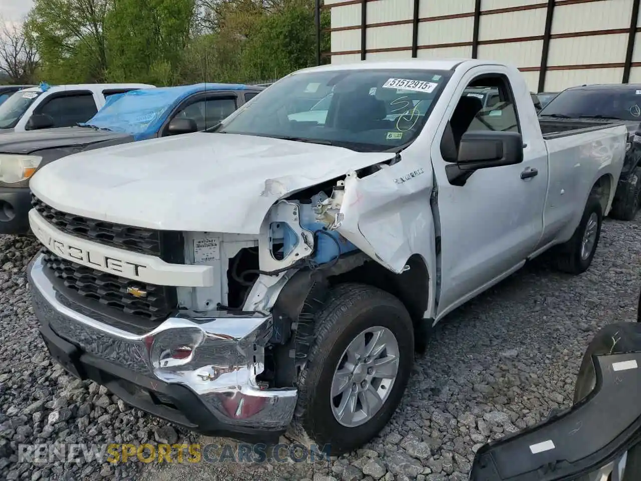 1 Photograph of a damaged car 3GCNWAEF8MG283840 CHEVROLET ALL Models 2021