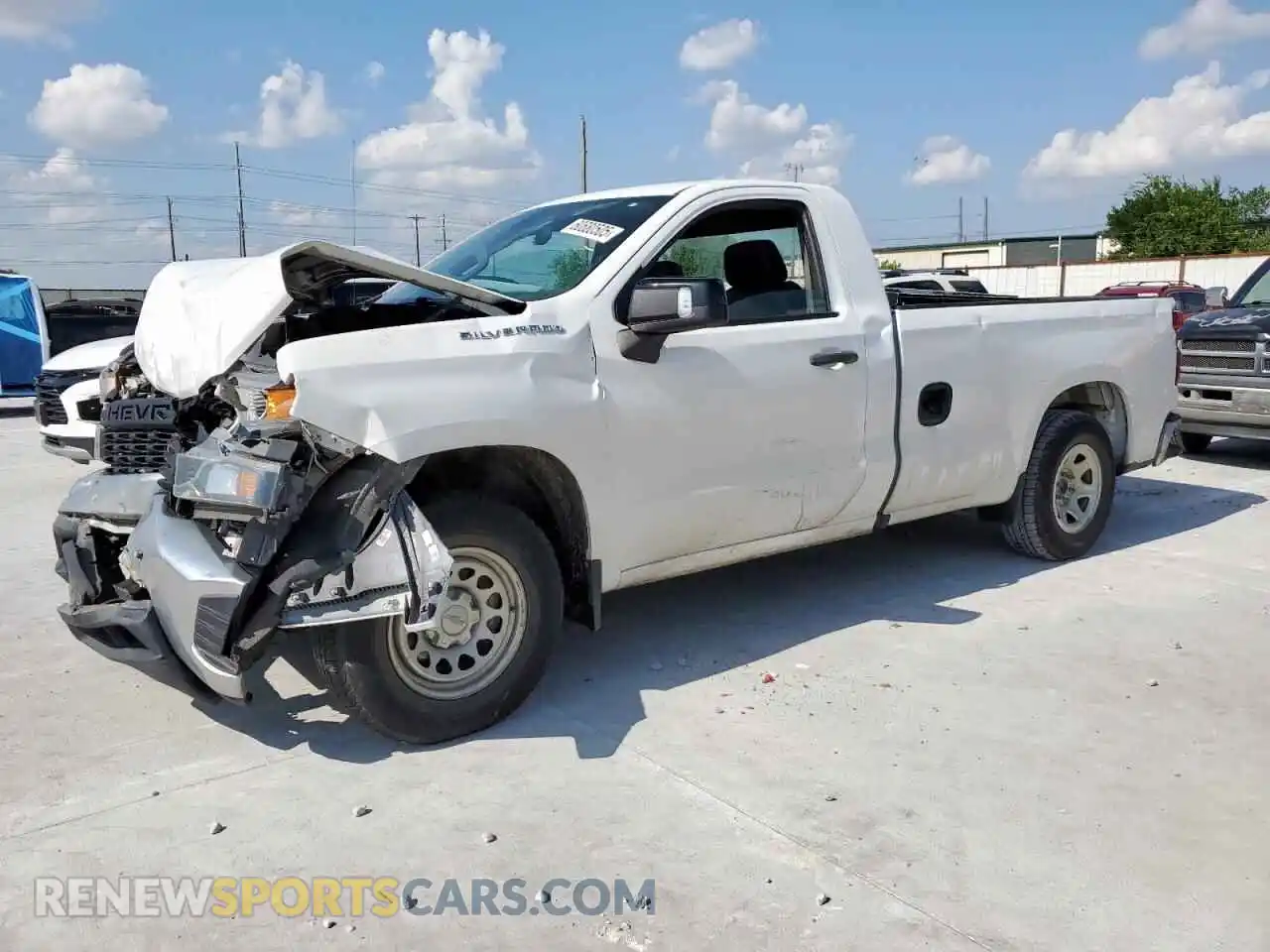 1 Photograph of a damaged car 3GCNWAEF8MG349934 CHEVROLET ALL Models 2021