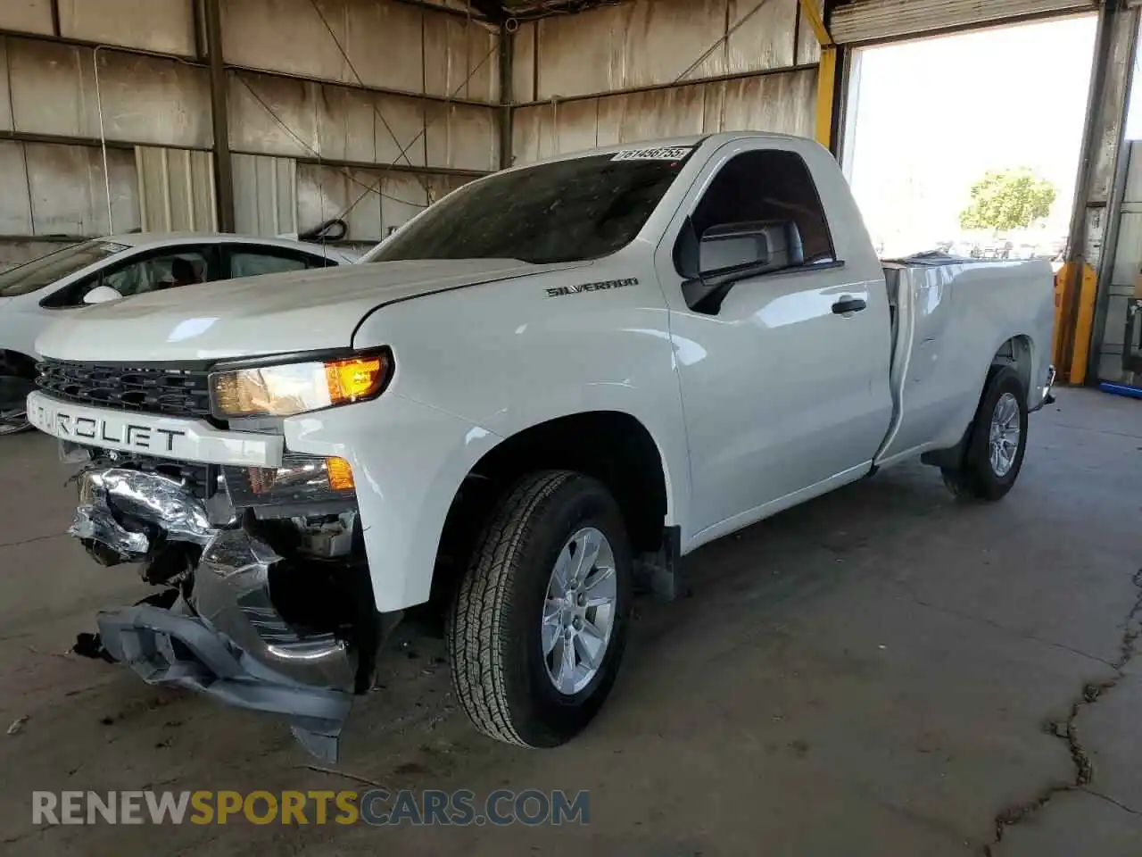 1 Photograph of a damaged car 3GCNWAEFXMG357744 CHEVROLET ALL Models 2021