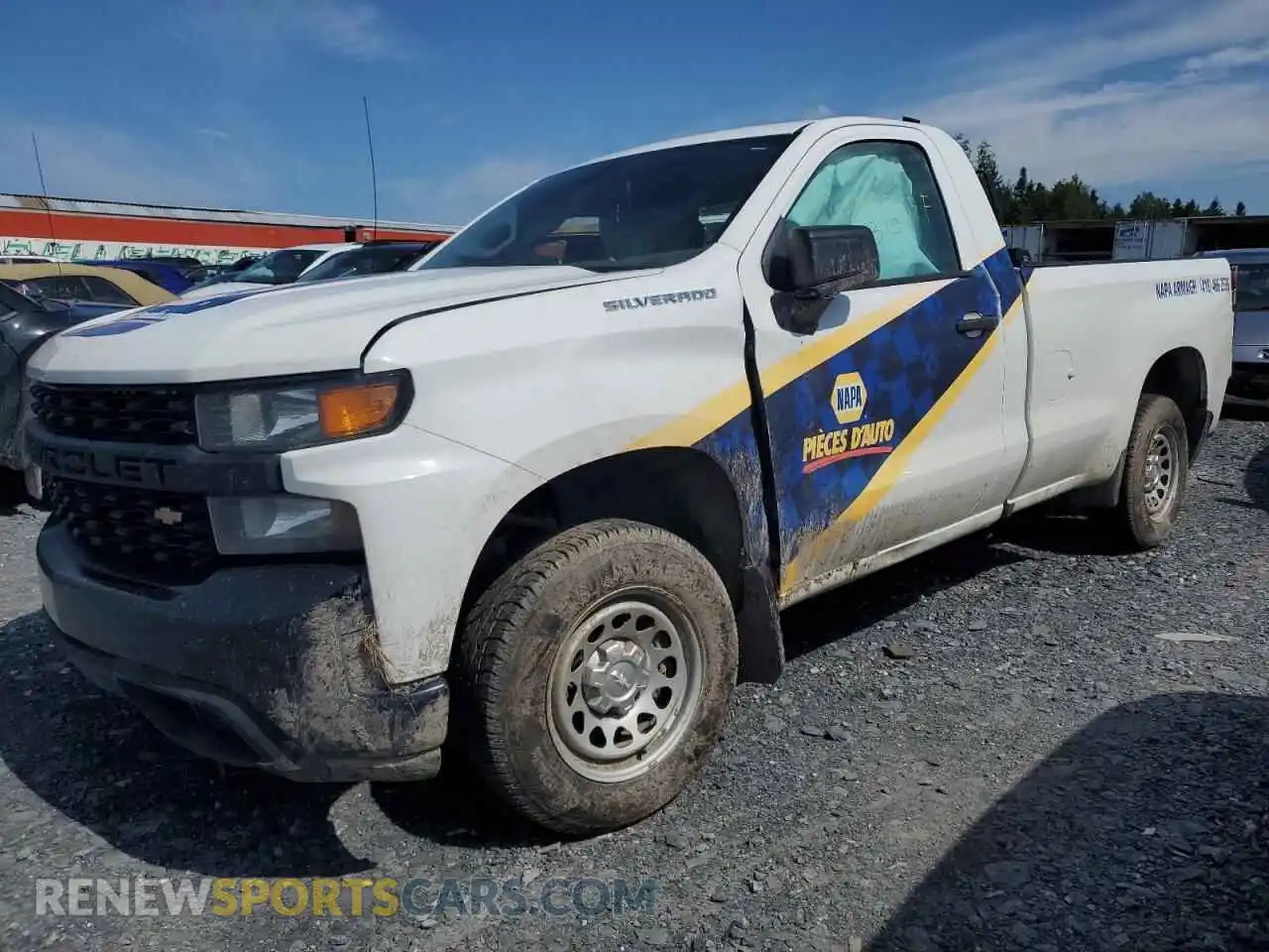 1 Photograph of a damaged car 3GCNWAEH1MG393940 CHEVROLET ALL Models 2021