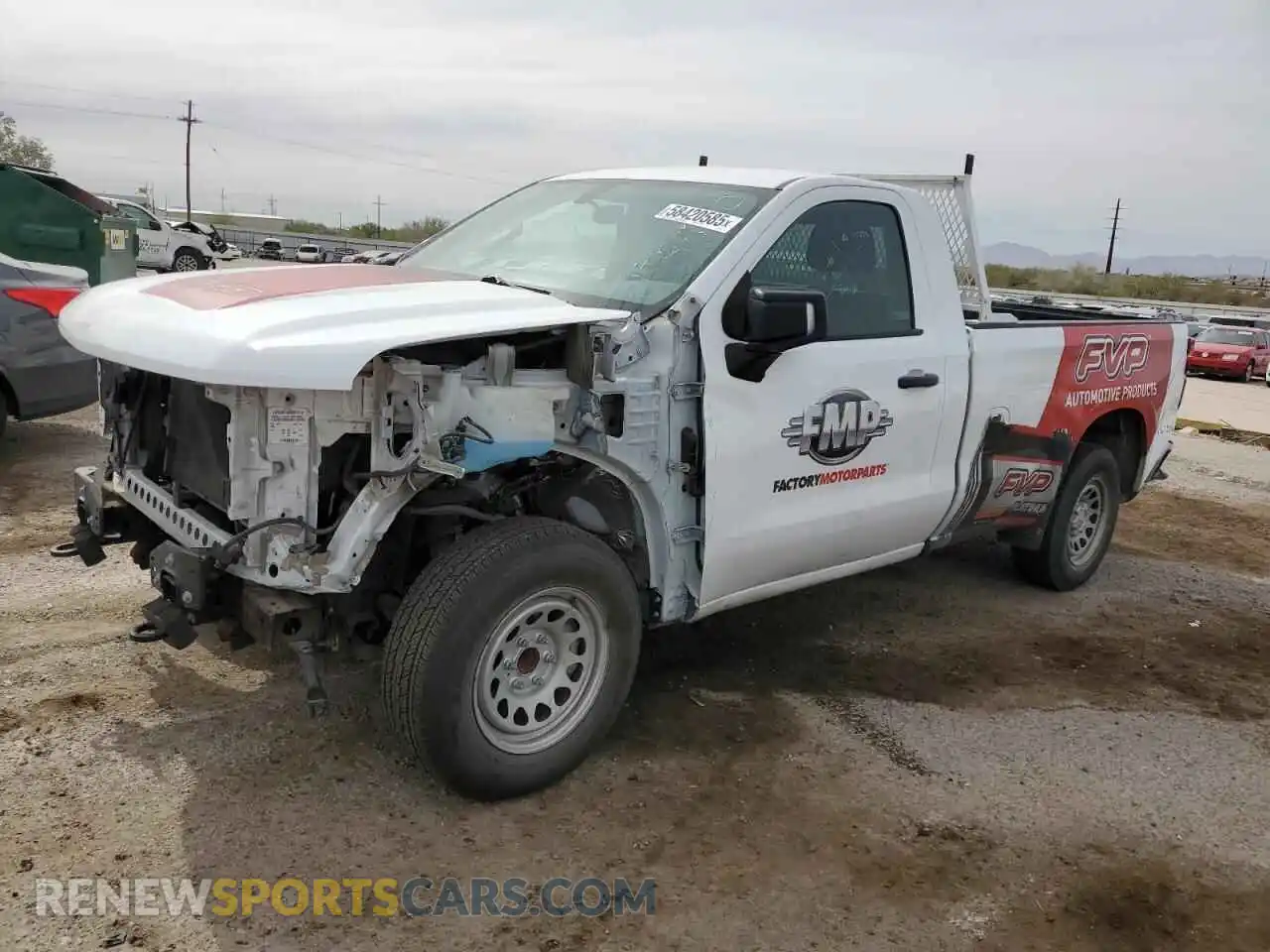 1 Photograph of a damaged car 3GCNWAEH8MG174540 CHEVROLET ALL Models 2021