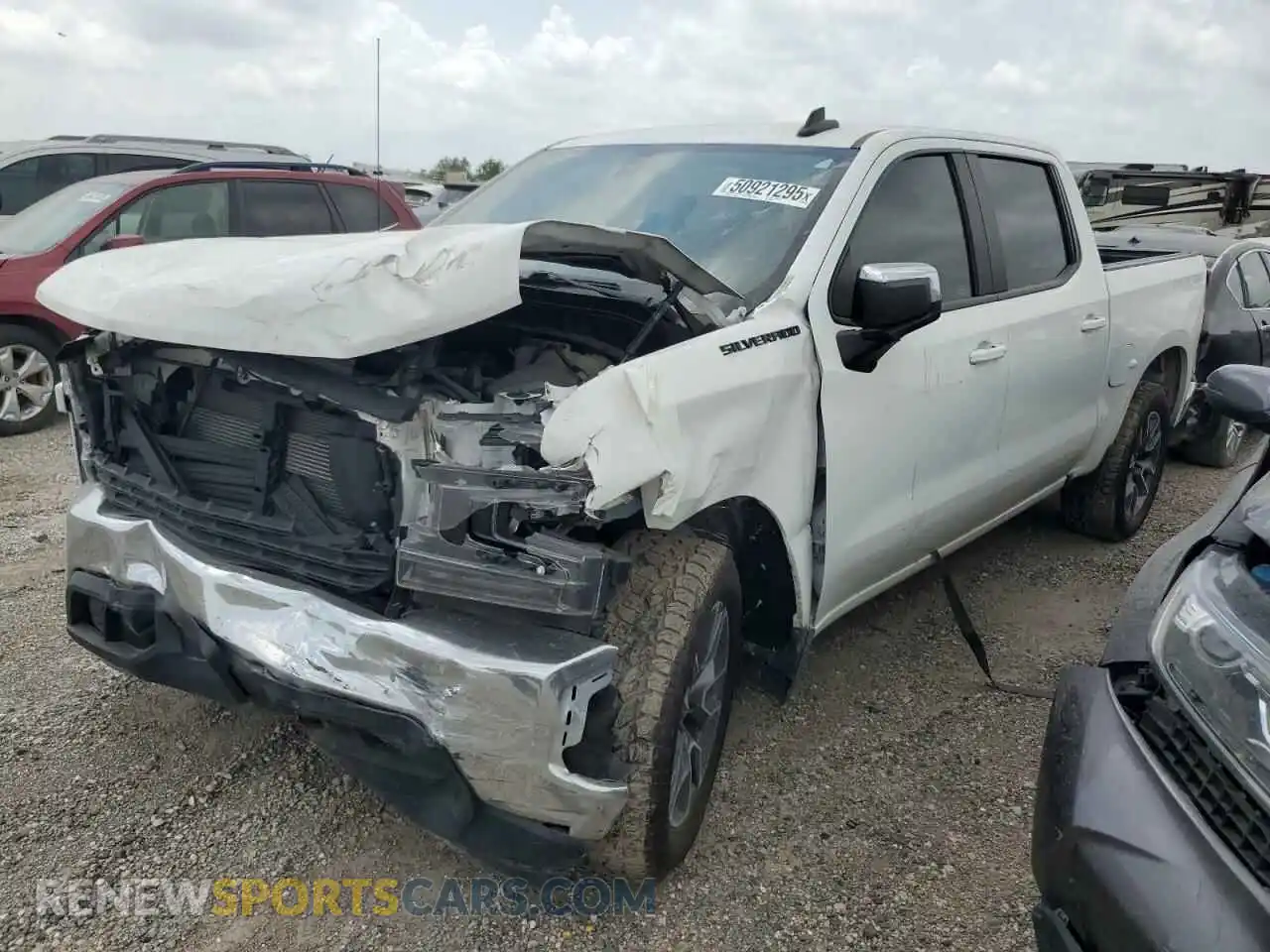 1 Photograph of a damaged car 3GCPWCED5MG202859 CHEVROLET ALL Models 2021