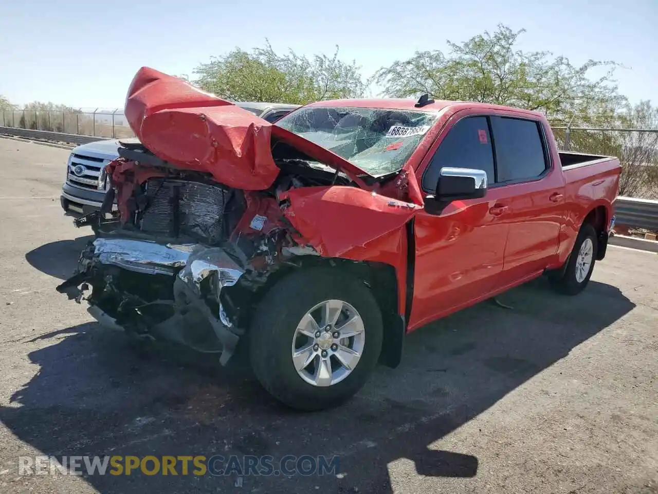 1 Photograph of a damaged car 3GCPWCED5MG290473 CHEVROLET ALL Models 2021
