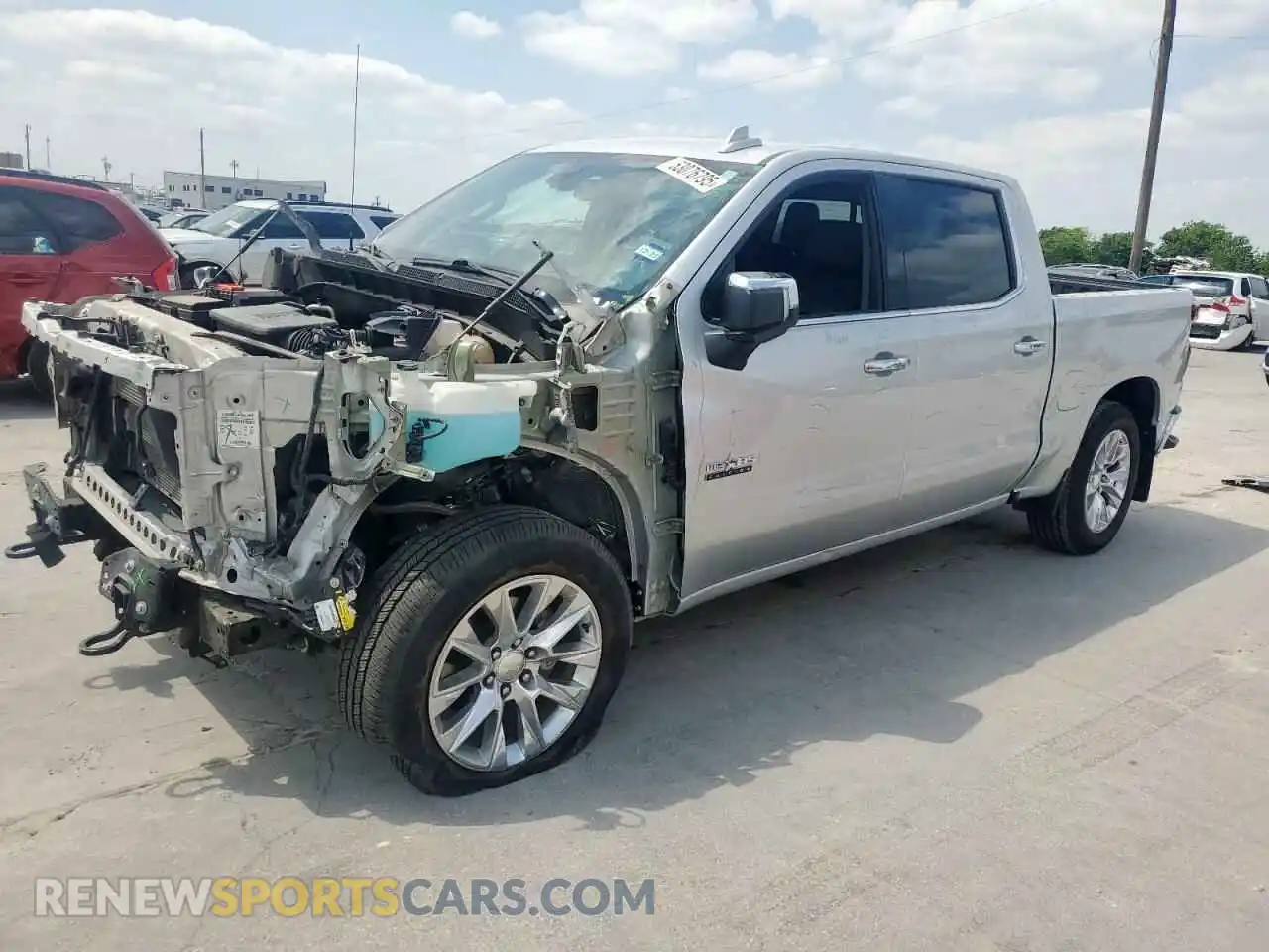 1 Photograph of a damaged car 3GCPWEED0MG186257 CHEVROLET ALL Models 2021