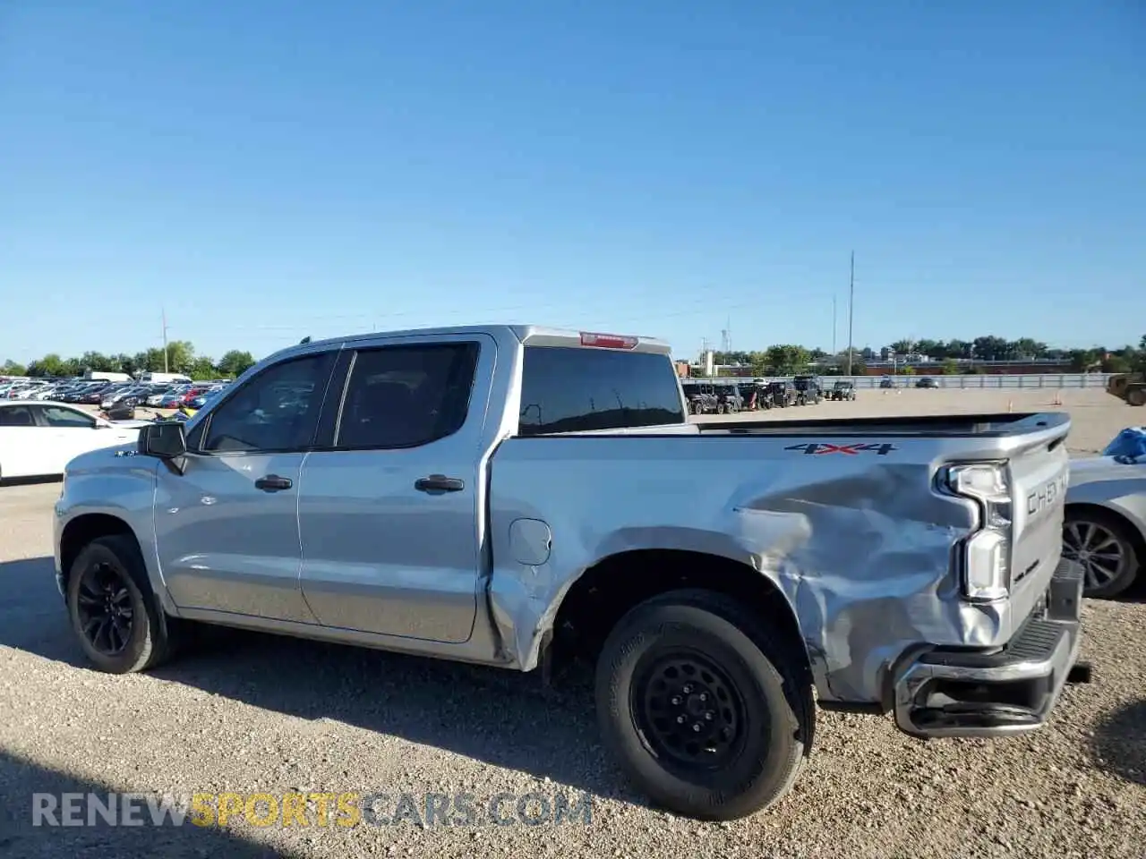 2 Photograph of a damaged car 3GCPYBEK2MG211442 CHEVROLET ALL Models 2021