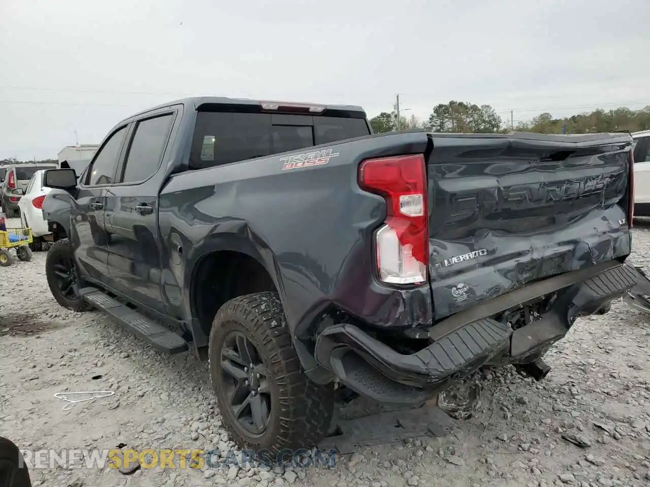2 Photograph of a damaged car 3GCPYFED1MG180502 CHEVROLET ALL Models 2021