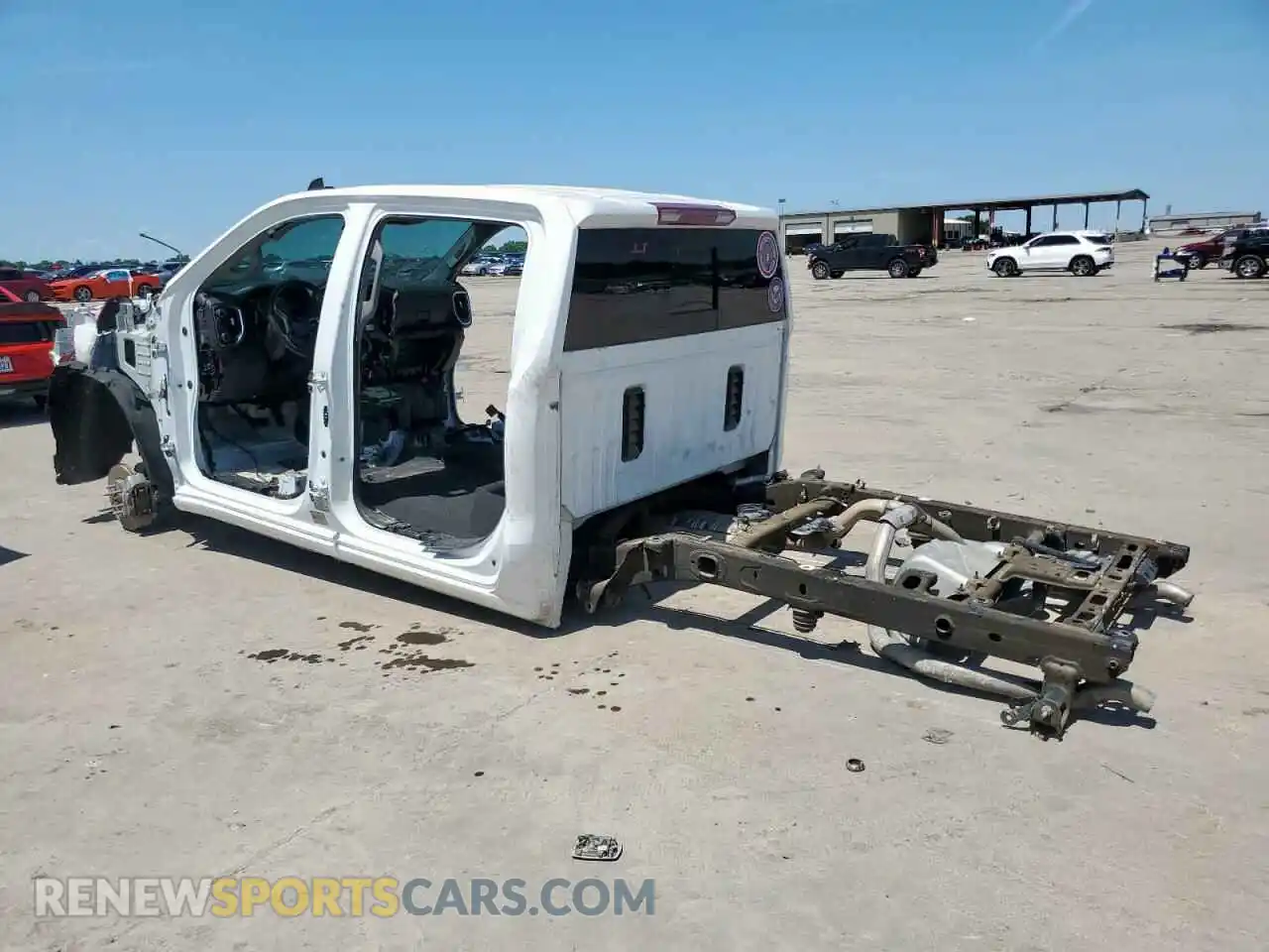 2 Photograph of a damaged car 3GCPYFED1MG202255 CHEVROLET ALL Models 2021