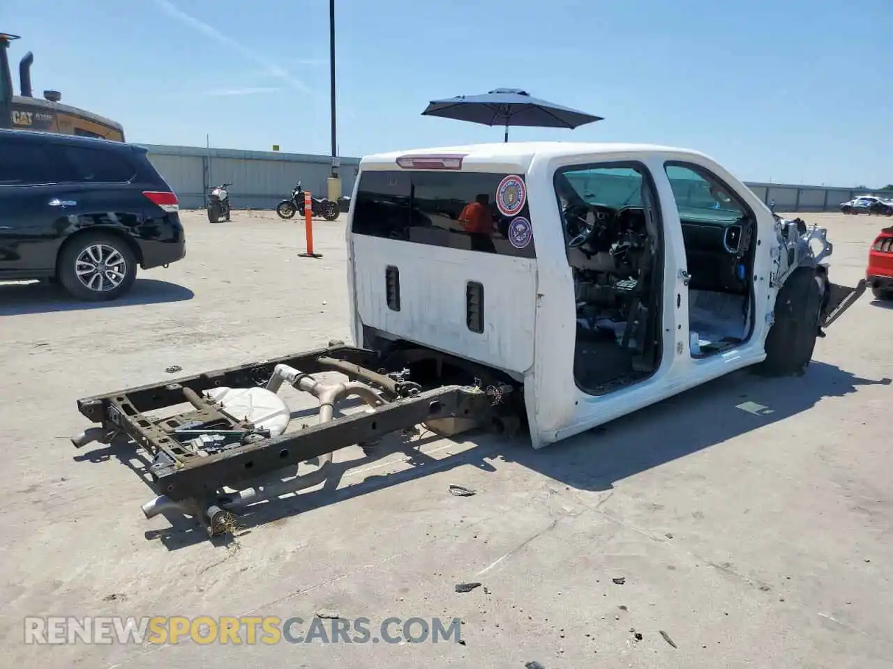 3 Photograph of a damaged car 3GCPYFED1MG202255 CHEVROLET ALL Models 2021
