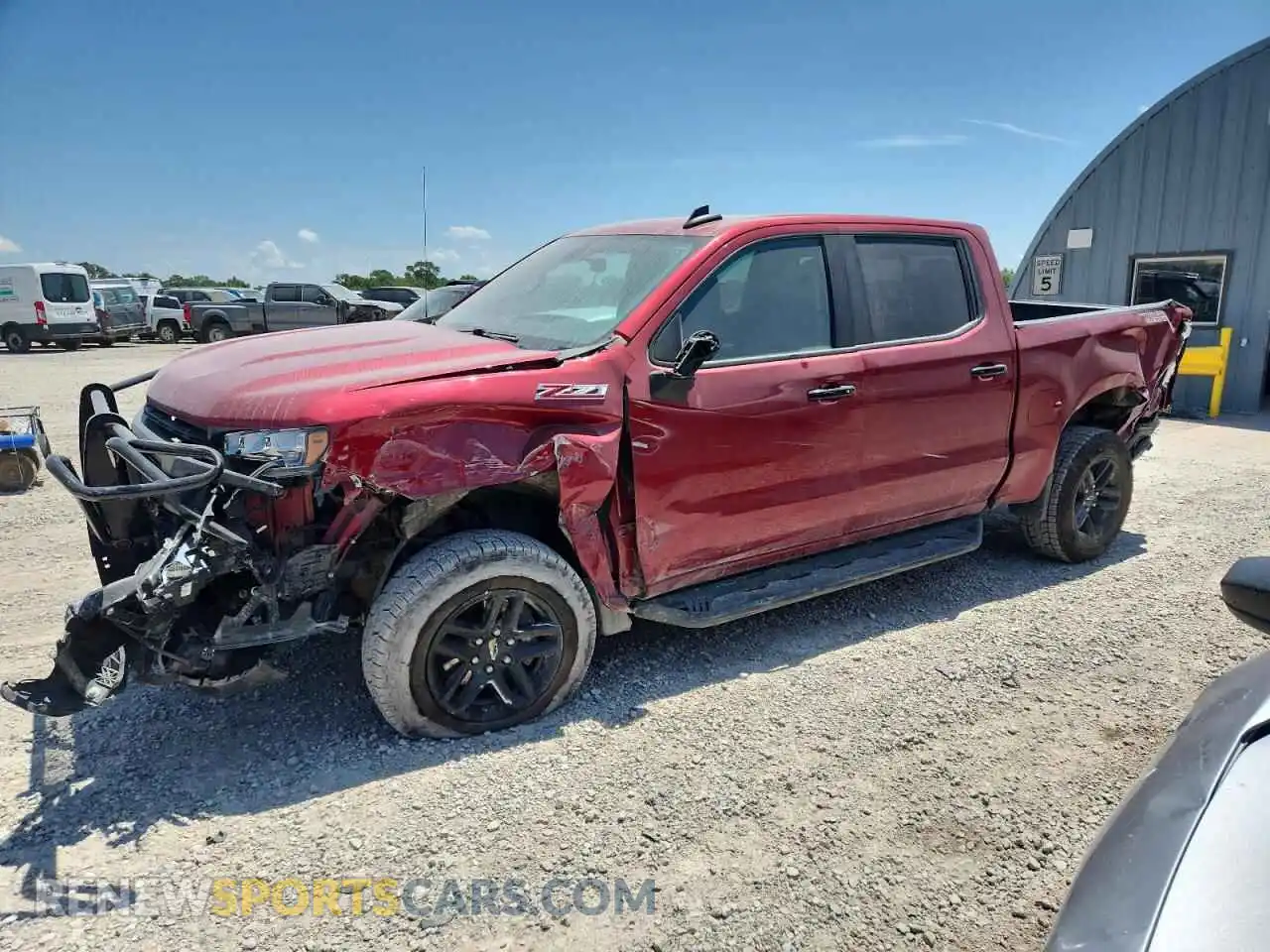 1 Photograph of a damaged car 3GCPYFED8MG444105 CHEVROLET ALL Models 2021