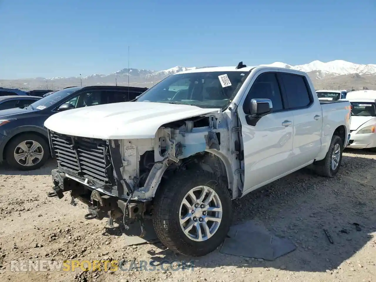 1 Photograph of a damaged car 3GCUYDED2MG294533 CHEVROLET ALL Models 2021