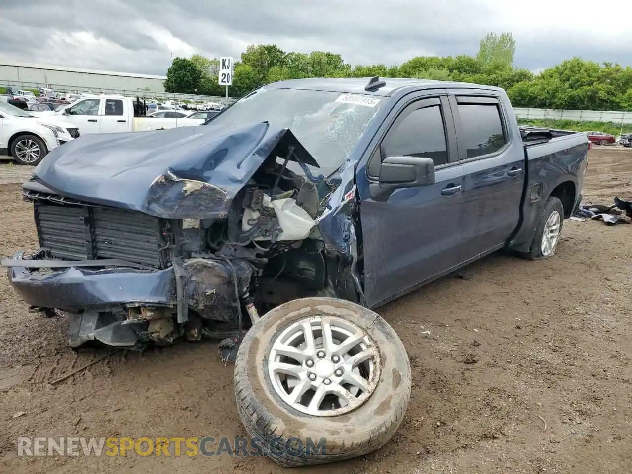 1 Photograph of a damaged car 3GCUYDET2MG255836 CHEVROLET ALL Models 2021