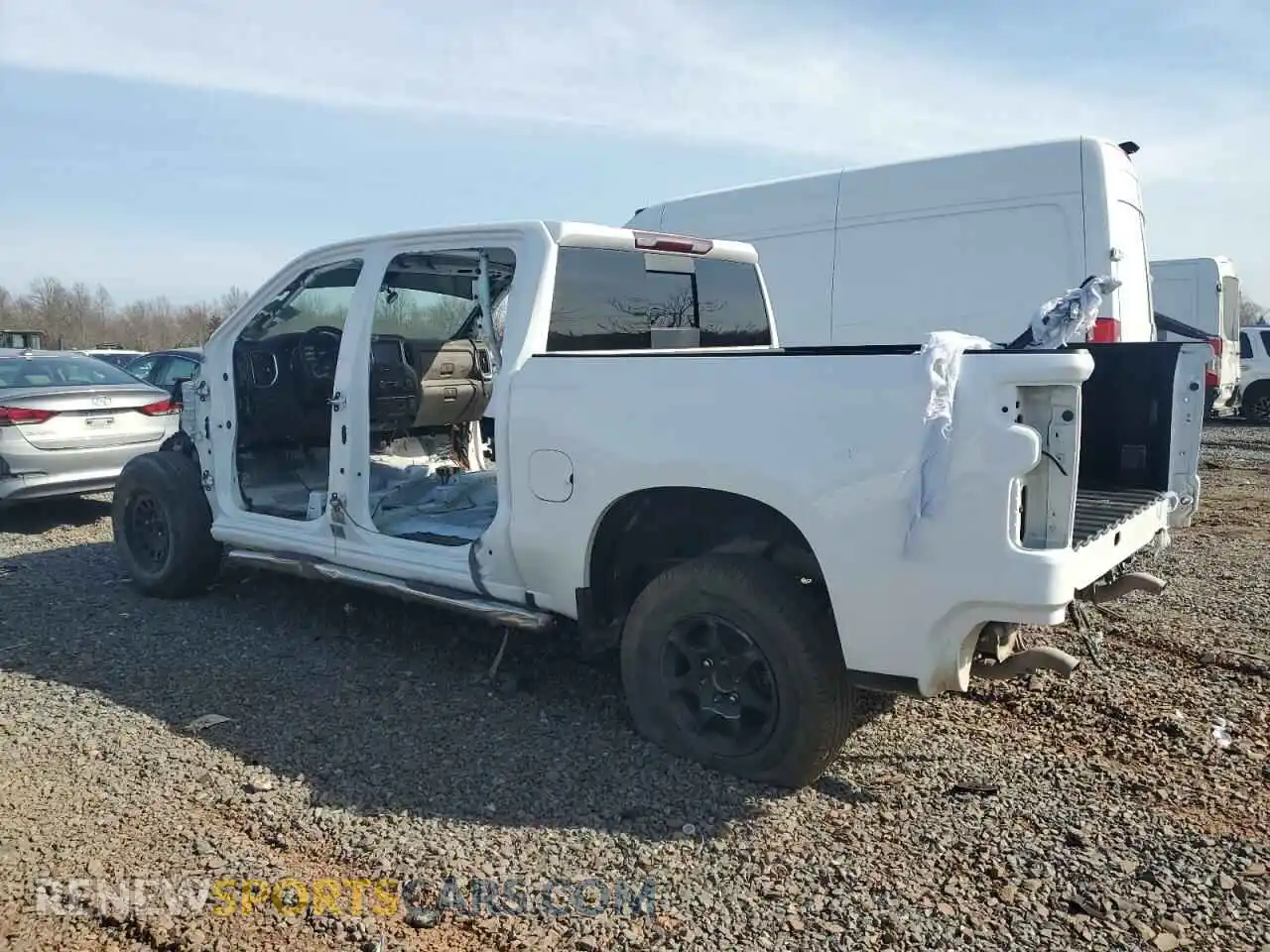 2 Photograph of a damaged car 3GCUYEETXMG313438 CHEVROLET ALL Models 2021