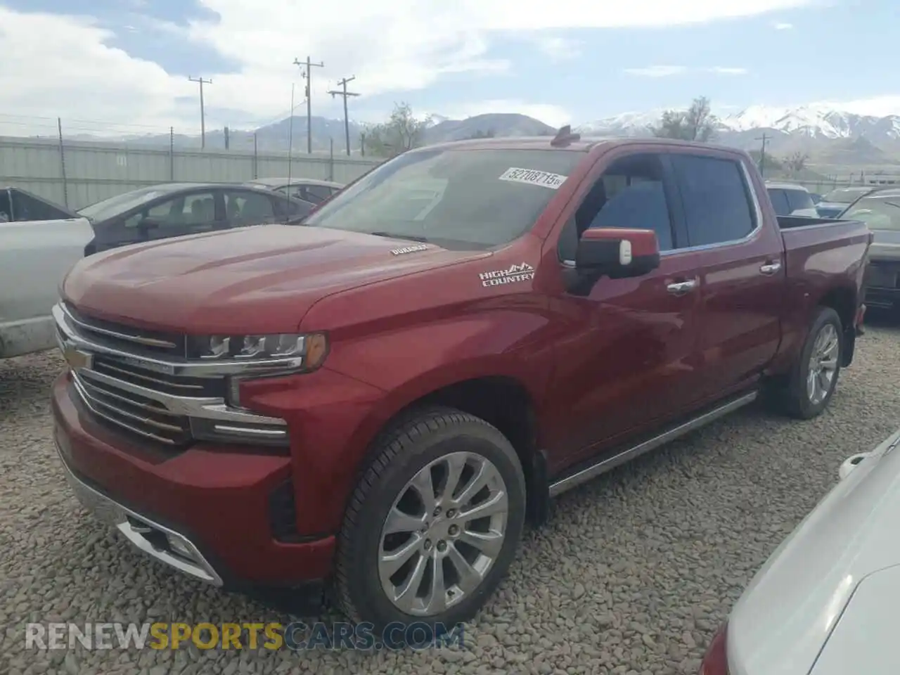 1 Photograph of a damaged car 3GCUYHET2MG141357 CHEVROLET ALL Models 2021