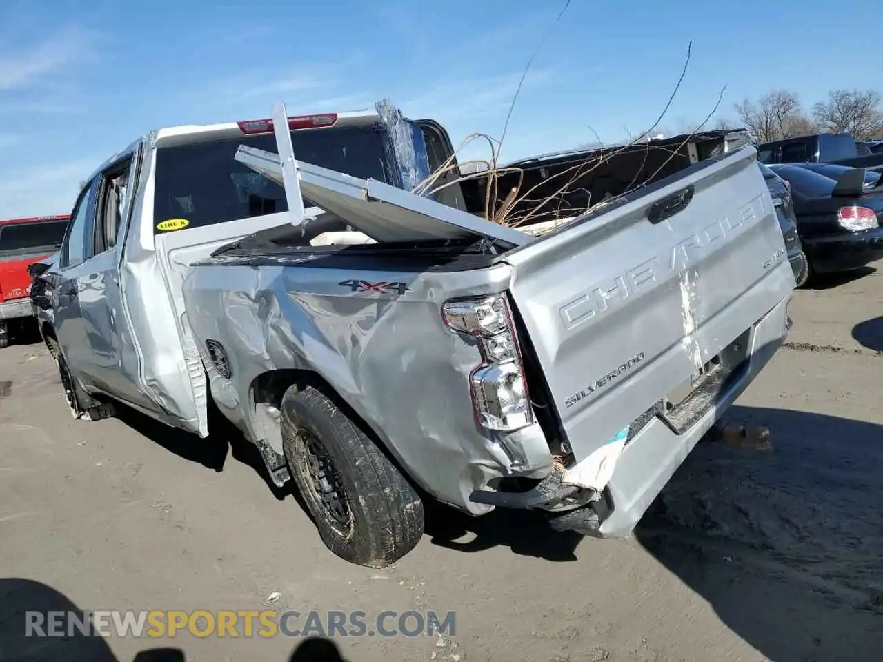 2 Photograph of a damaged car 1GCPDBEK7NZ564742 CHEVROLET ALL Models 2022