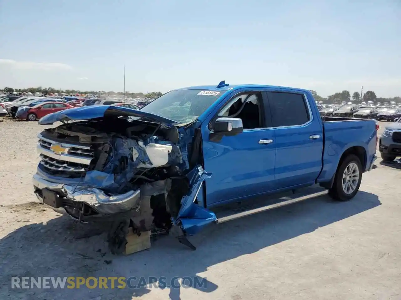 1 Photograph of a damaged car 1GCUDGED6NZ593294 CHEVROLET ALL Models 2022