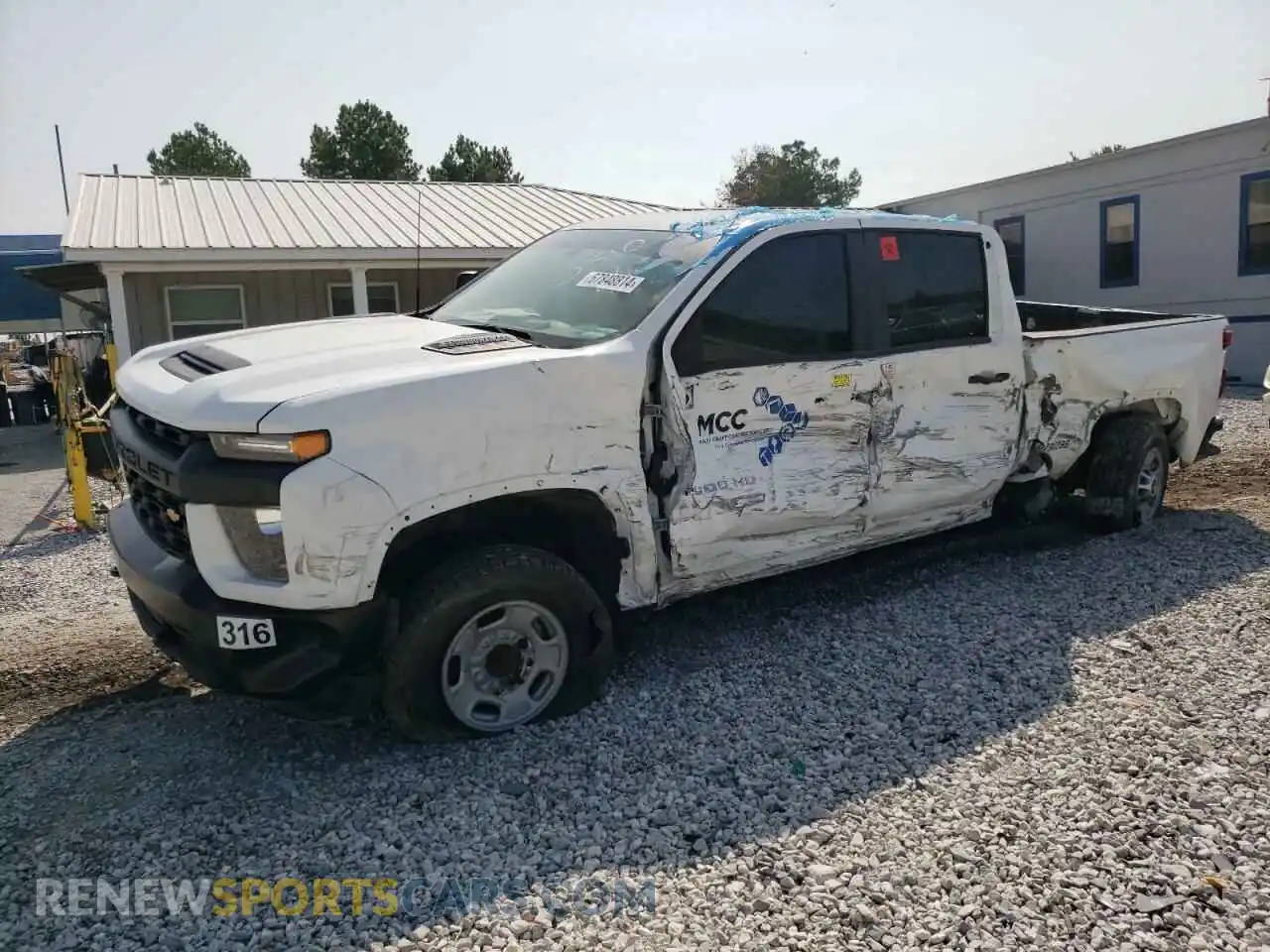 1 Photograph of a damaged car 2GC4WLEY8N1200510 CHEVROLET ALL Models 2022