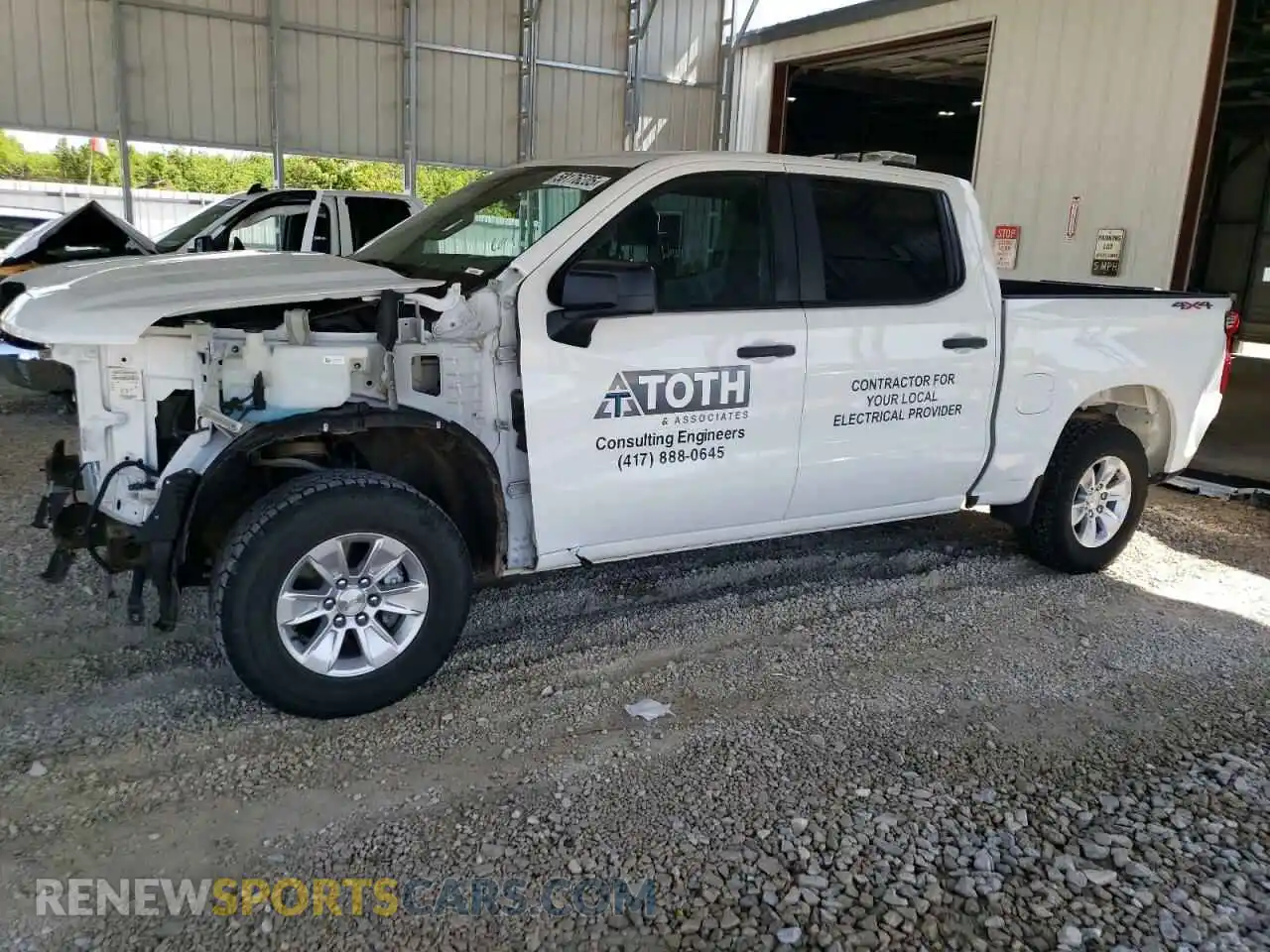 1 Photograph of a damaged car 3GCPDAEK0NG604752 CHEVROLET ALL Models 2022