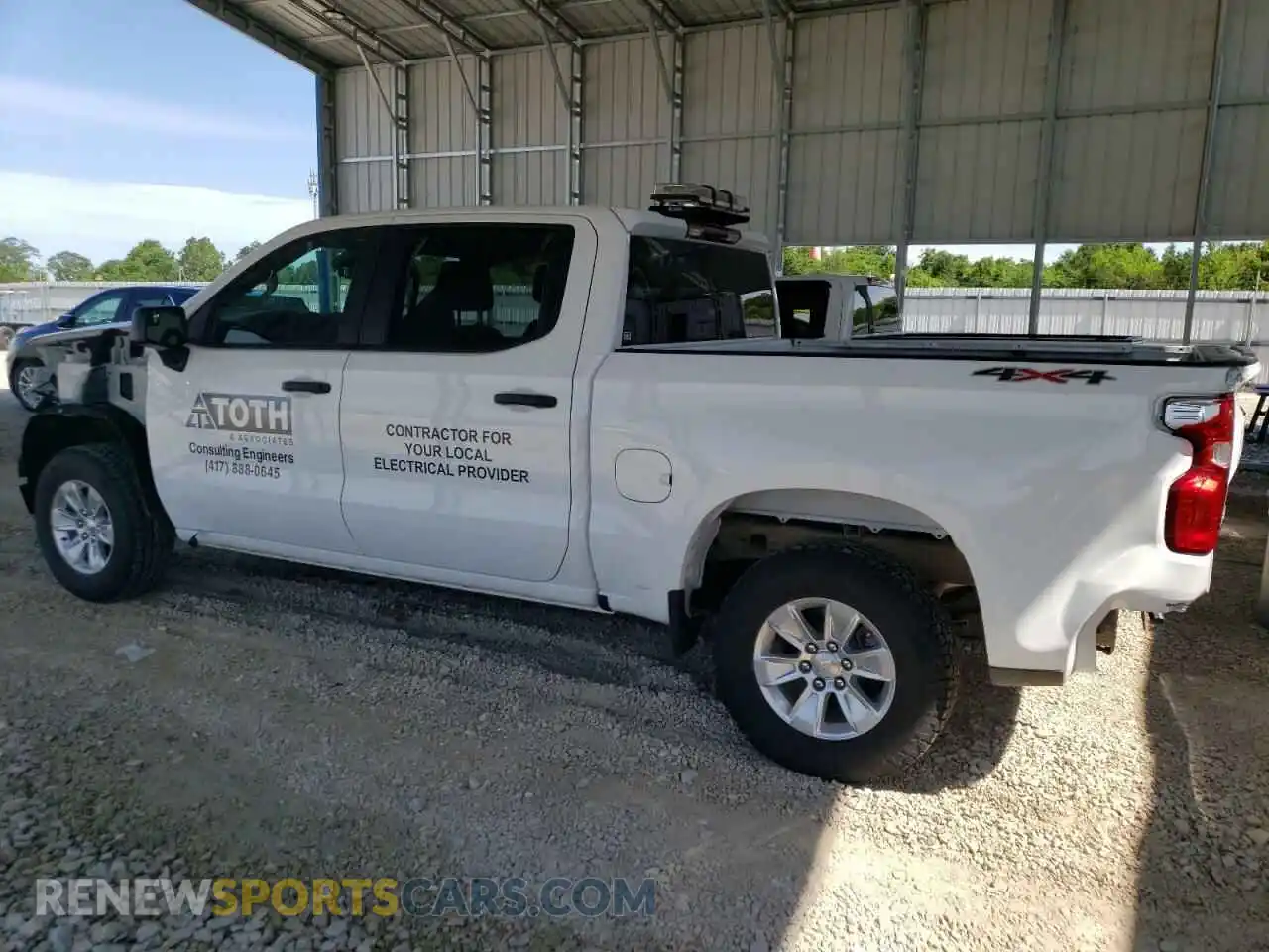 2 Photograph of a damaged car 3GCPDAEK0NG604752 CHEVROLET ALL Models 2022