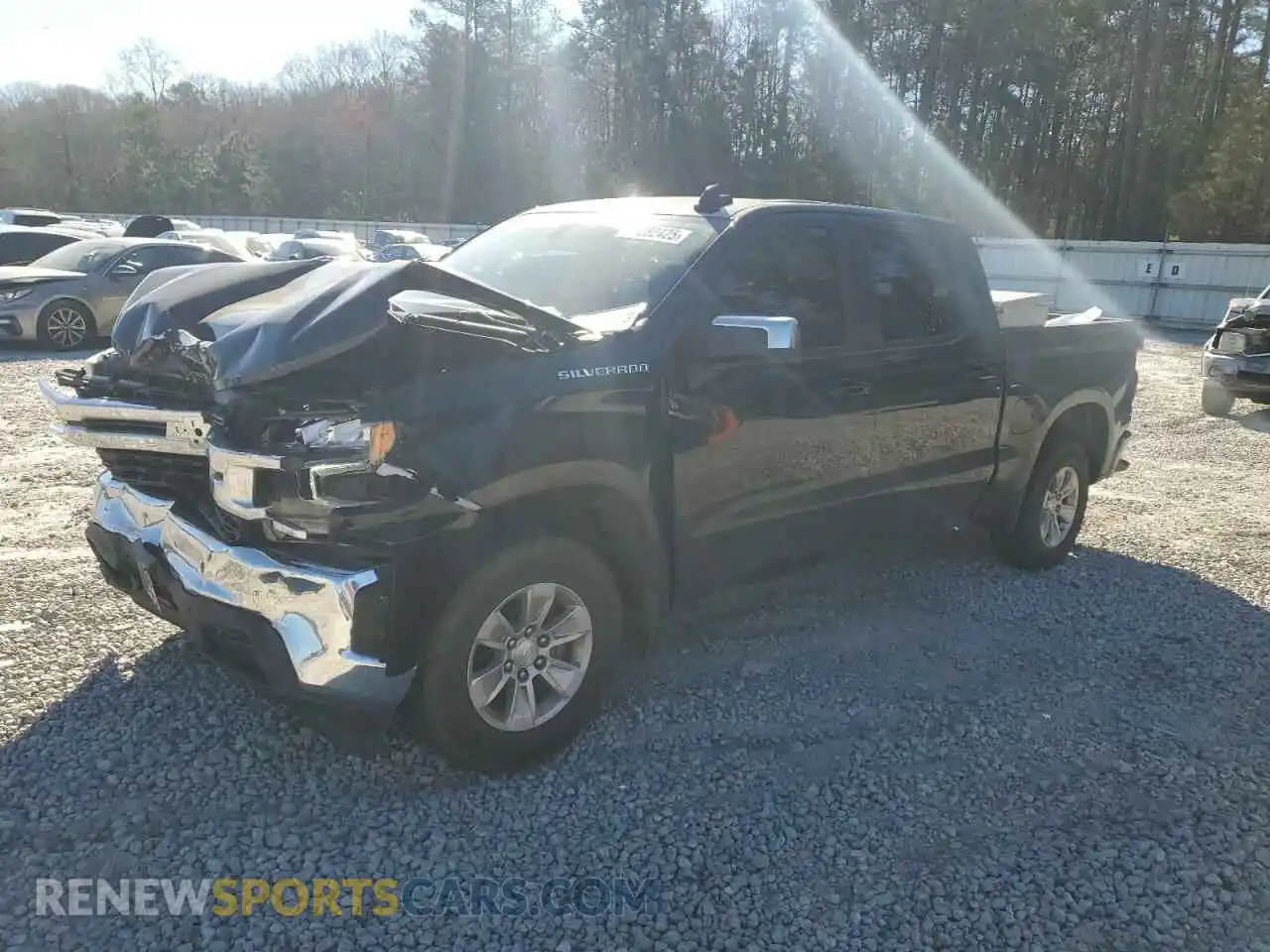 1 Photograph of a damaged car 3GCPWCED4NG121580 CHEVROLET ALL Models 2022