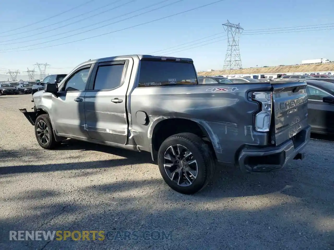 2 Фотография поврежденного автомобиля 3GCPWDED2NG106825 CHEVROLET ALL Models 2022