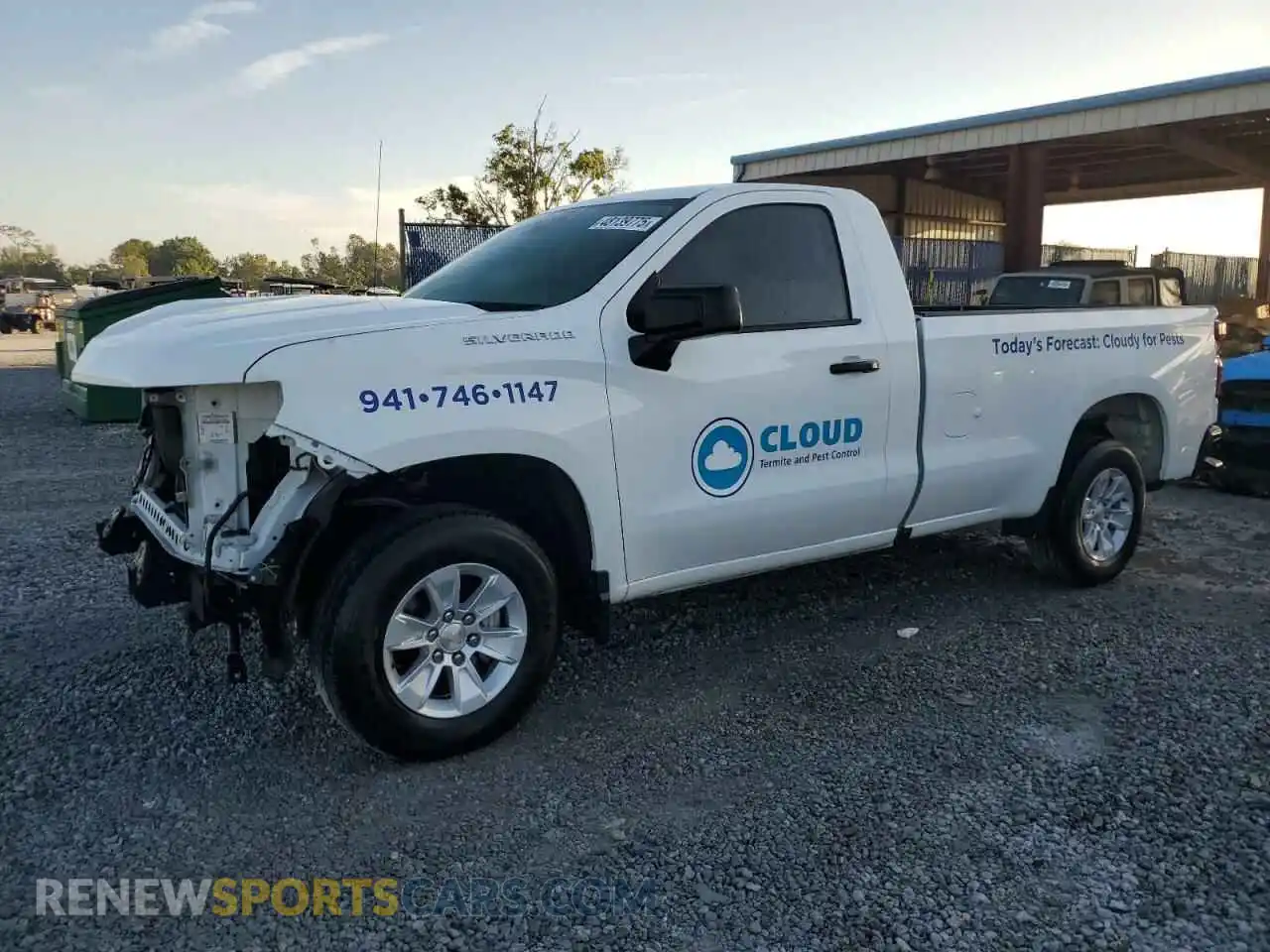 1 Photograph of a damaged car 3GCNAAED0PG113361 CHEVROLET ALL Models 2023
