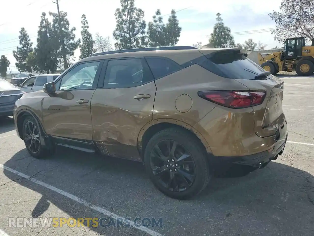 2 Photograph of a damaged car 3GNKBERS0KS654732 CHEVROLET BLAZER 2019