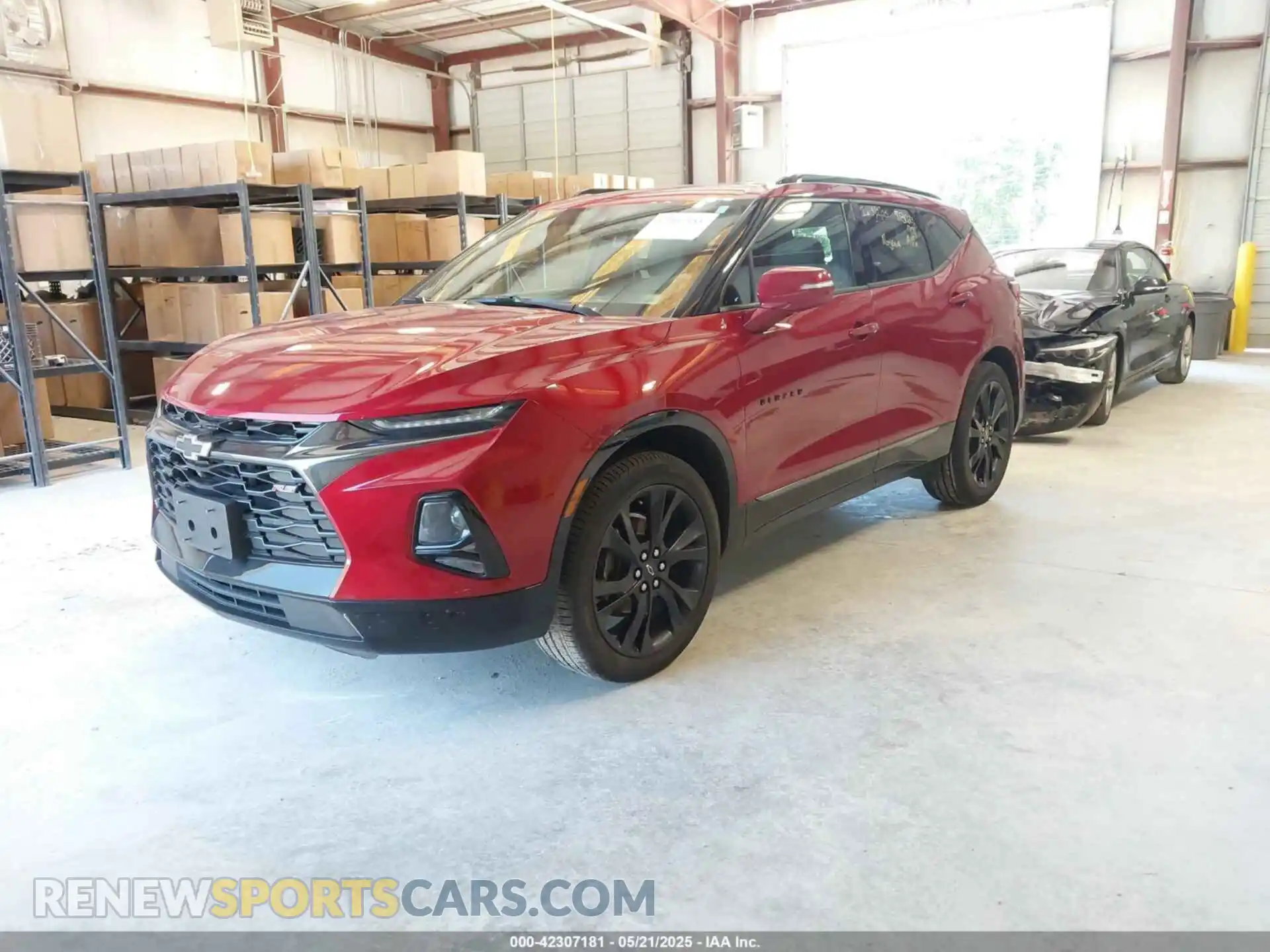 2 Photograph of a damaged car 3GNKBERS3KS681486 CHEVROLET BLAZER 2019