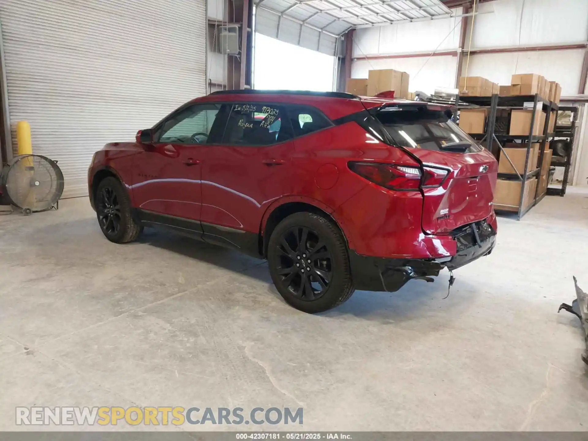 3 Photograph of a damaged car 3GNKBERS3KS681486 CHEVROLET BLAZER 2019