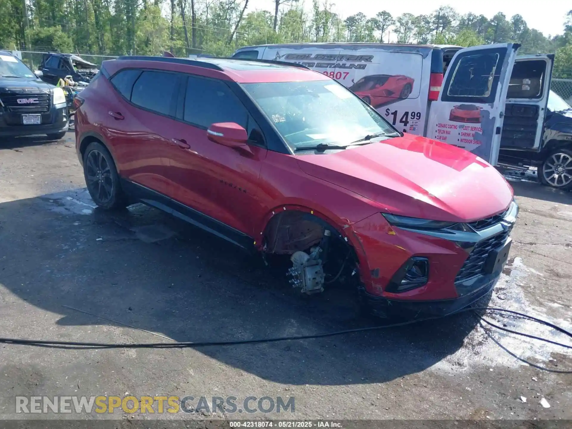 1 fotografías del automóvil dañado 3GNKBERS4KS621667 CHEVROLET BLAZER 2019