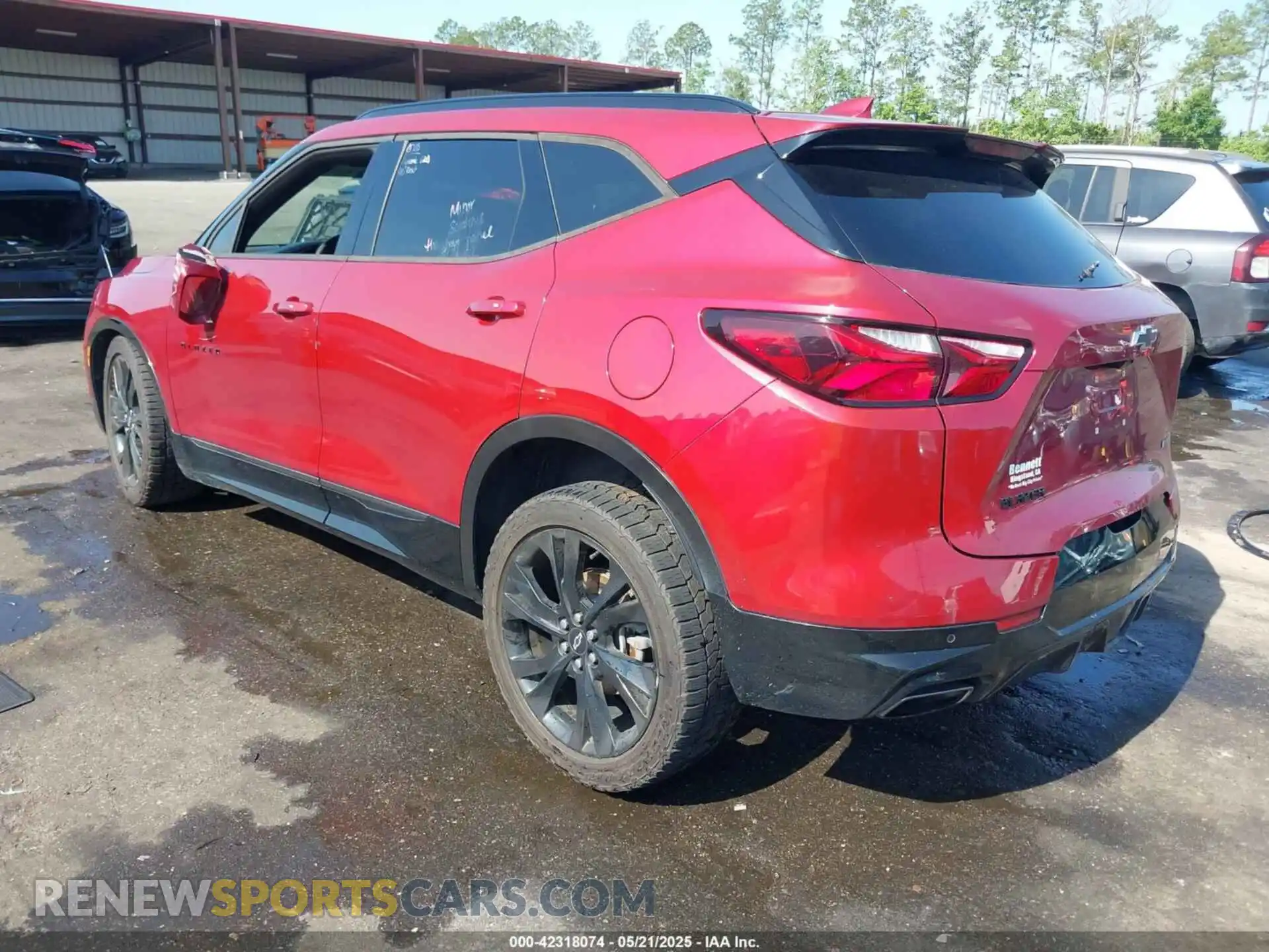 3 fotografías del automóvil dañado 3GNKBERS4KS621667 CHEVROLET BLAZER 2019