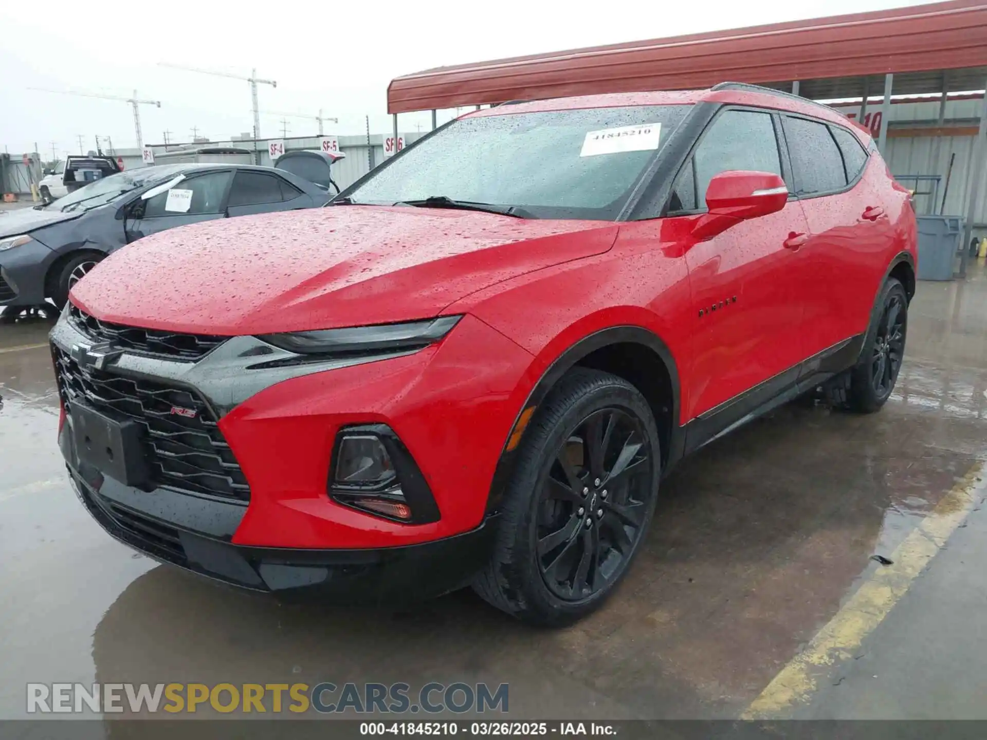 2 Photograph of a damaged car 3GNKBERS8KS648189 CHEVROLET BLAZER 2019
