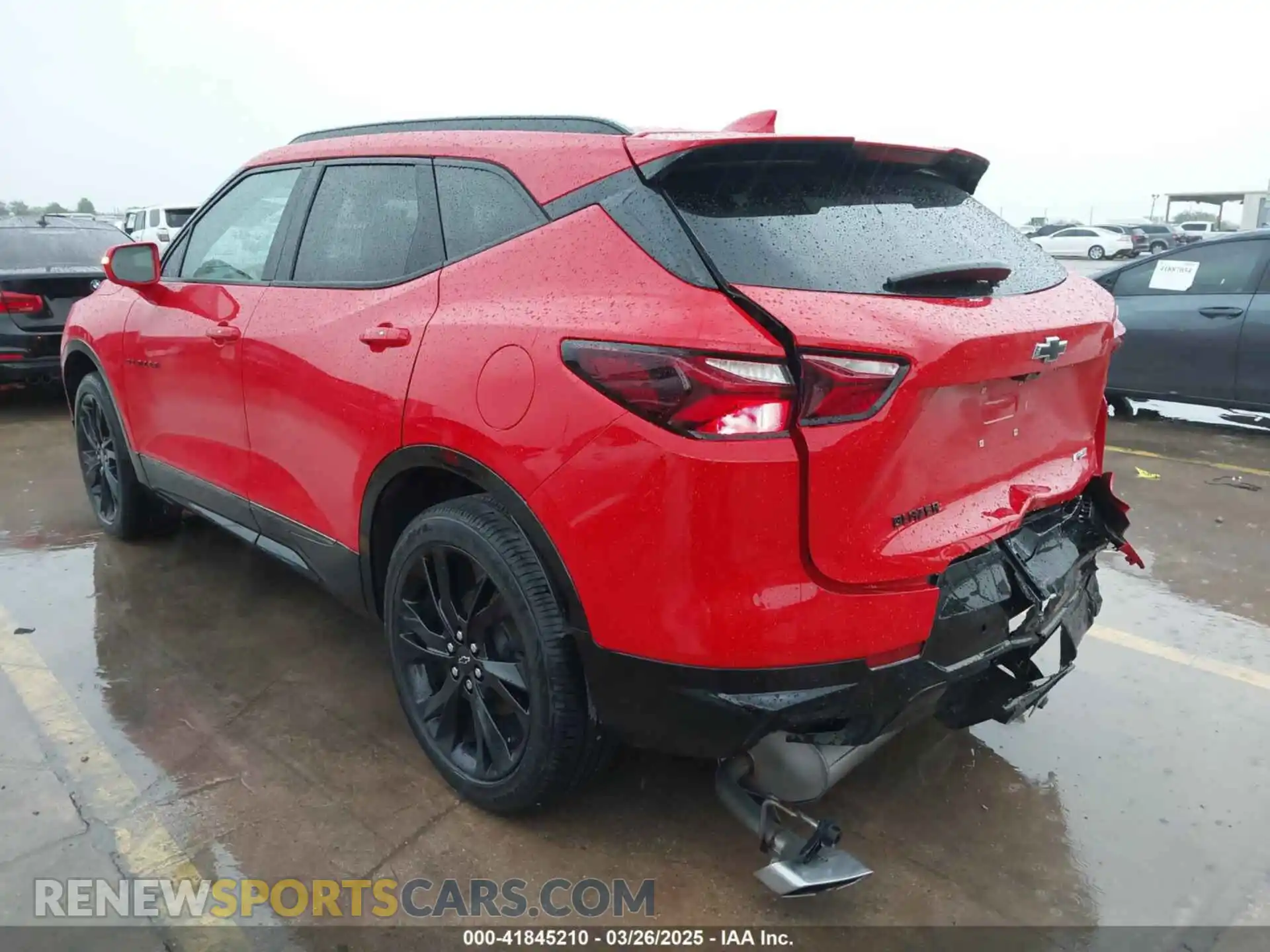 3 Photograph of a damaged car 3GNKBERS8KS648189 CHEVROLET BLAZER 2019