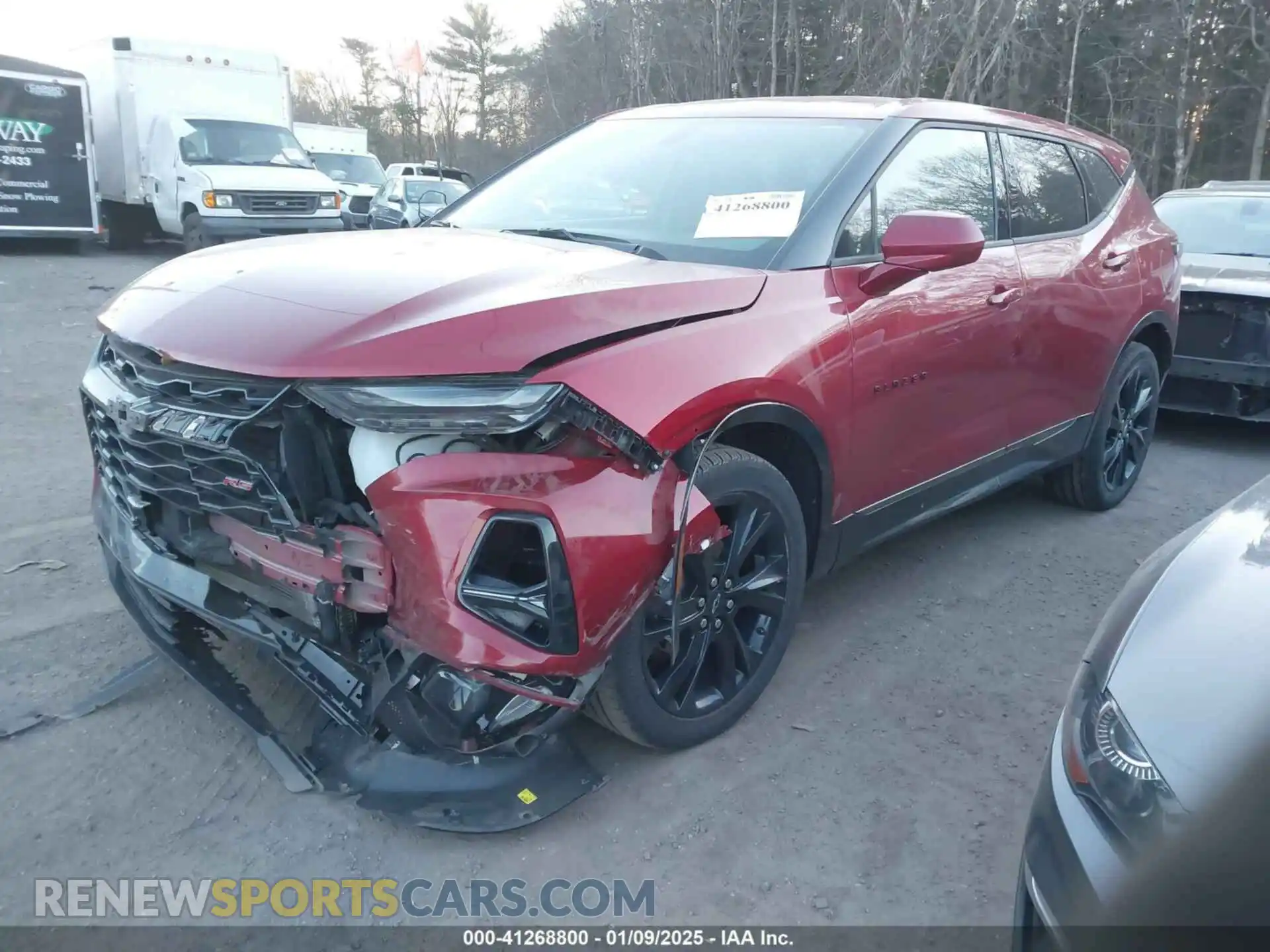 2 Photograph of a damaged car 3GNKBGRS8KS683827 CHEVROLET BLAZER 2019