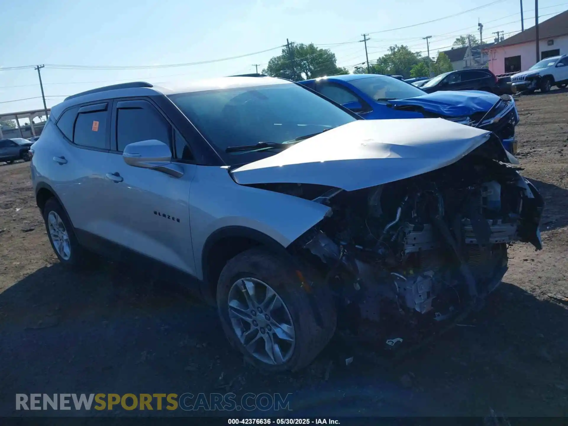 1 Photograph of a damaged car 3GNKBGRS8KS698196 CHEVROLET BLAZER 2019