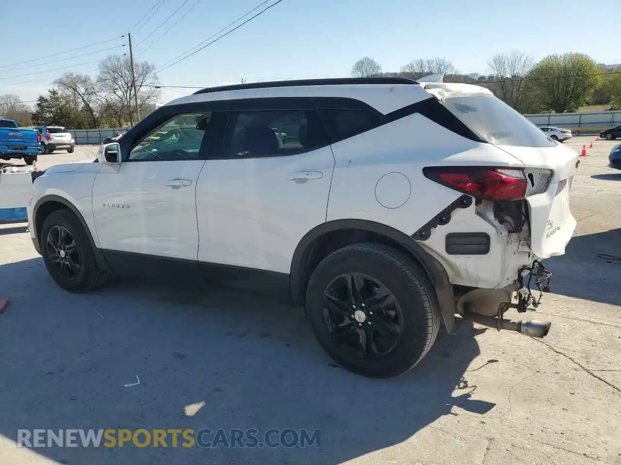 2 Photograph of a damaged car 3GNKBGRS9KS694092 CHEVROLET BLAZER 2019