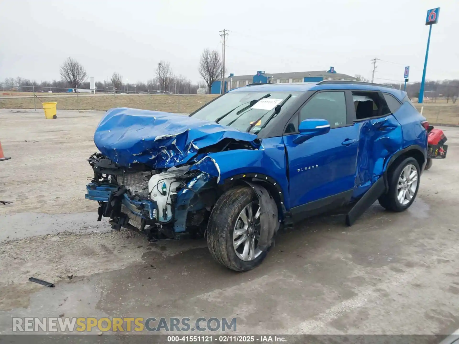 2 Photograph of a damaged car 3GNKBHRS0KS581749 CHEVROLET BLAZER 2019