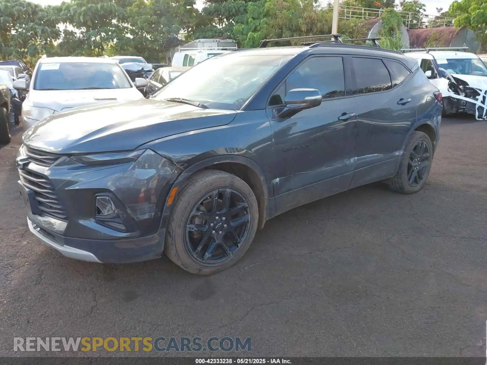 2 Photograph of a damaged car 3GNKBHRS4KS666707 CHEVROLET BLAZER 2019