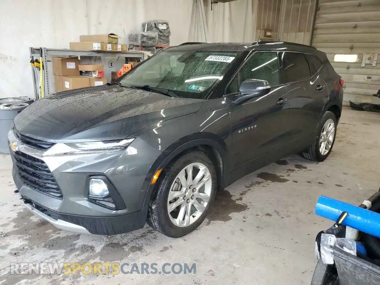1 Photograph of a damaged car 3GNKBHRS6KS652985 CHEVROLET BLAZER 2019