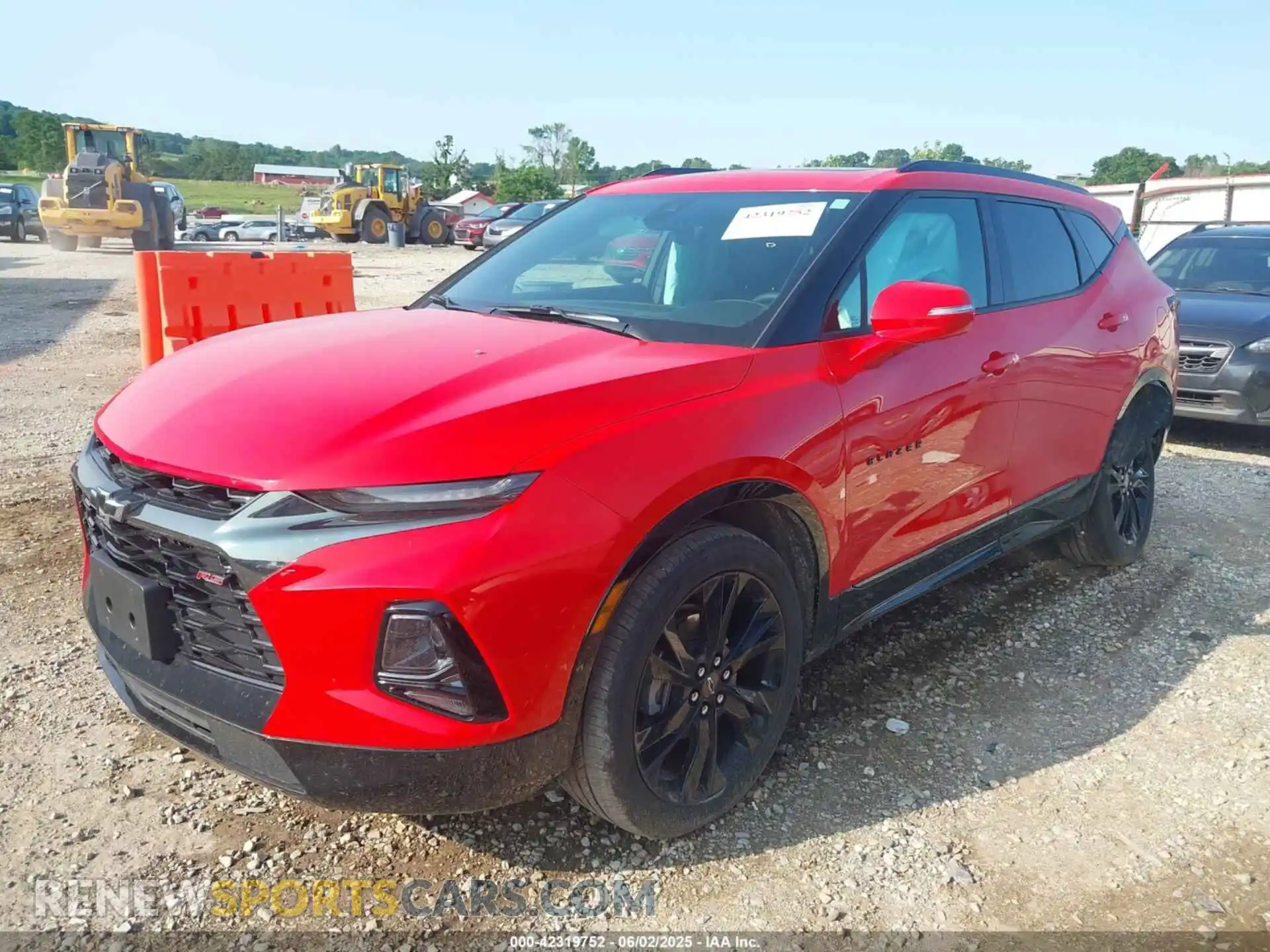 2 Photograph of a damaged car 3GNKBJRS0KS702304 CHEVROLET BLAZER 2019