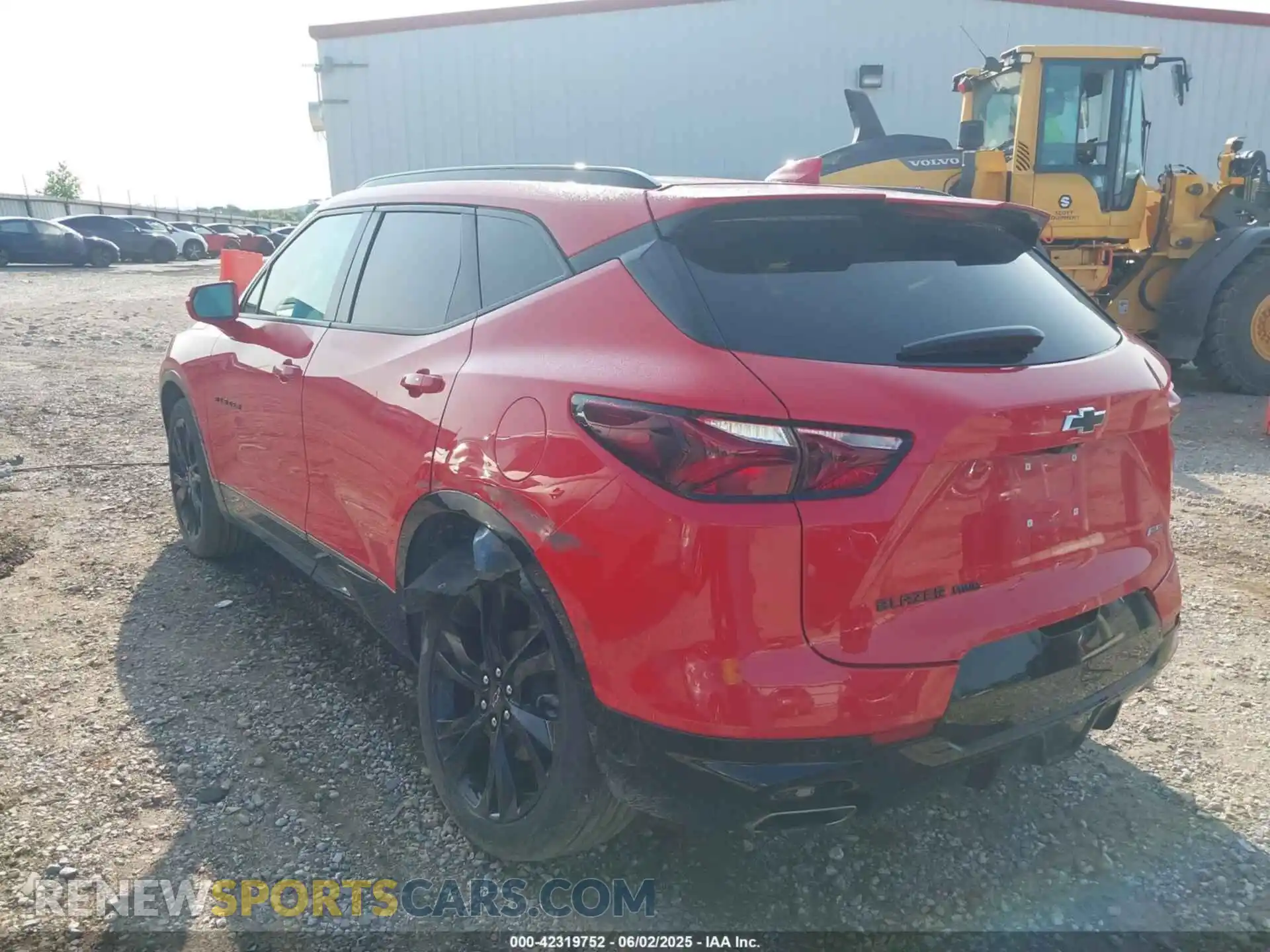 3 Photograph of a damaged car 3GNKBJRS0KS702304 CHEVROLET BLAZER 2019