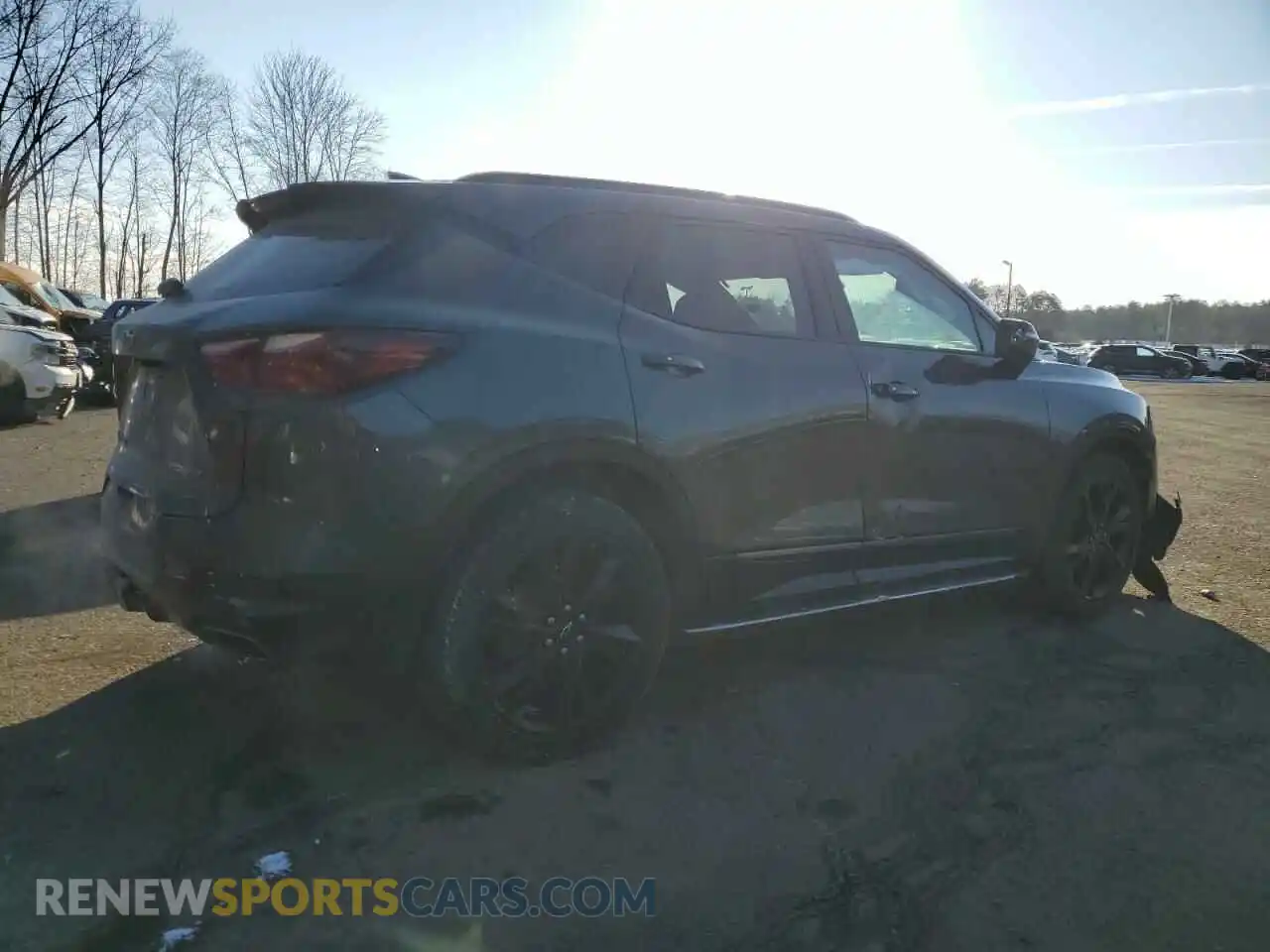 3 Photograph of a damaged car 3GNKBJRS2KS641974 CHEVROLET BLAZER 2019