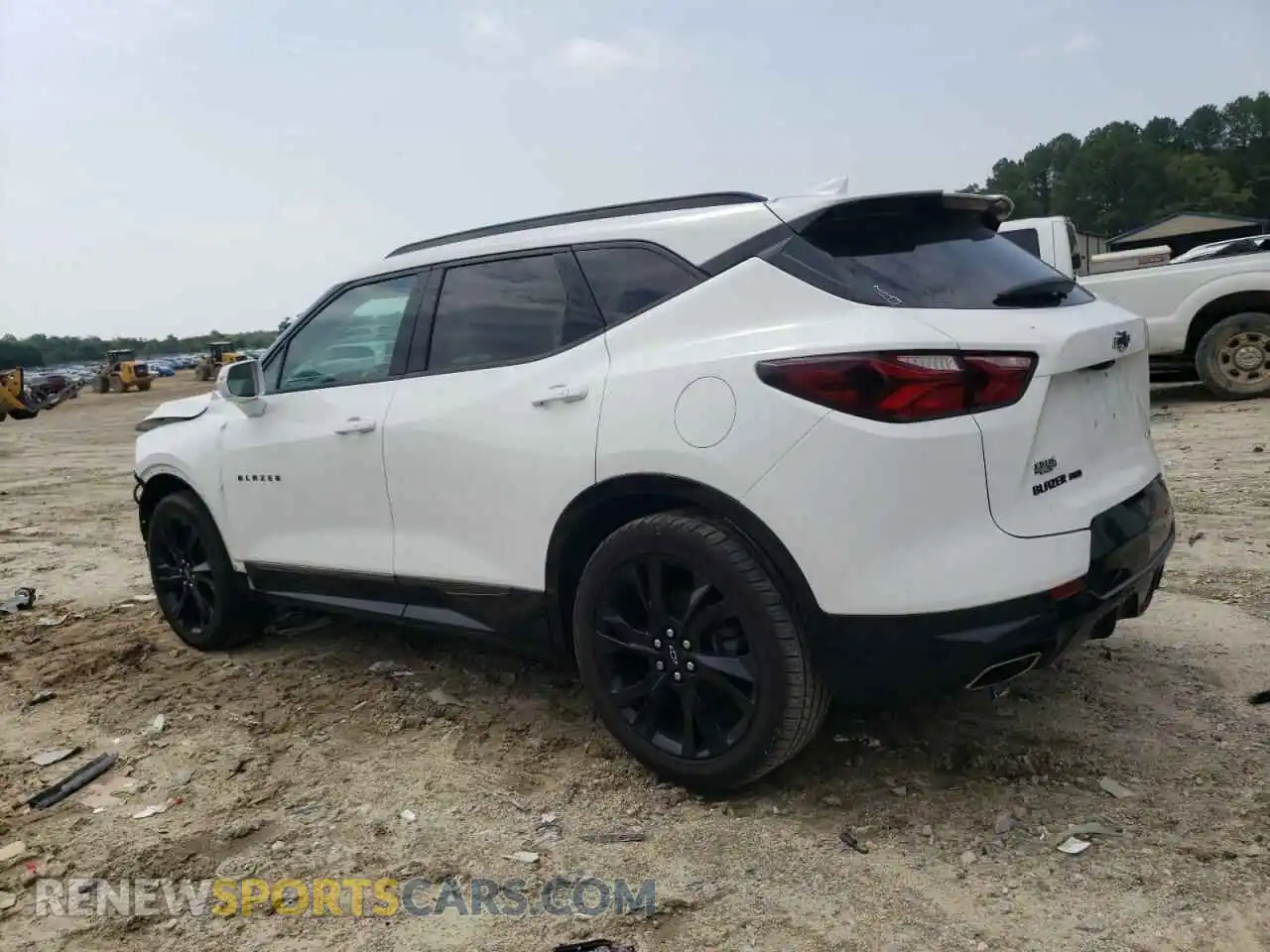 2 Photograph of a damaged car 3GNKBJRS7KS640321 CHEVROLET BLAZER 2019