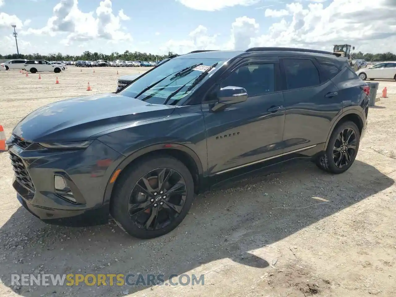1 Photograph of a damaged car 3GNKBJRS7KS650895 CHEVROLET BLAZER 2019