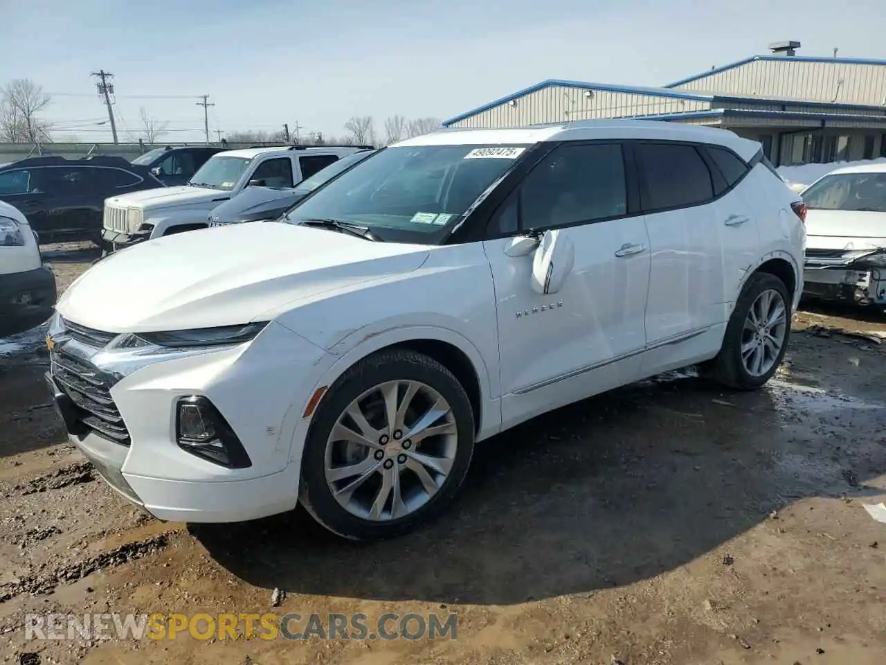 1 Photograph of a damaged car 3GNKBKRS9KS624126 CHEVROLET BLAZER 2019