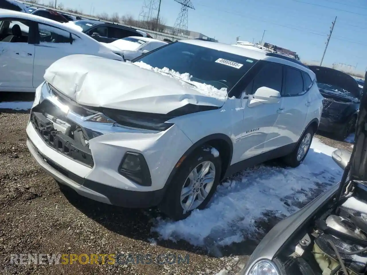 1 Photograph of a damaged car 3GNKBCR44LS679446 CHEVROLET BLAZER 2020