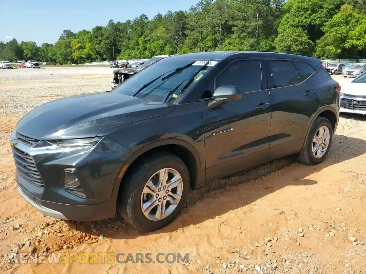 1 Photograph of a damaged car 3GNKBCR46LS646593 CHEVROLET BLAZER 2020