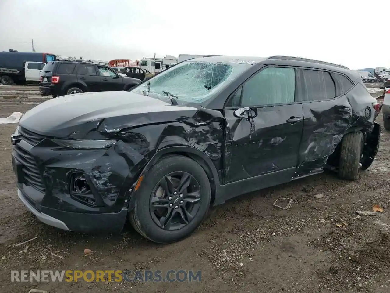 1 Photograph of a damaged car 3GNKBCRS4LS681387 CHEVROLET BLAZER 2020
