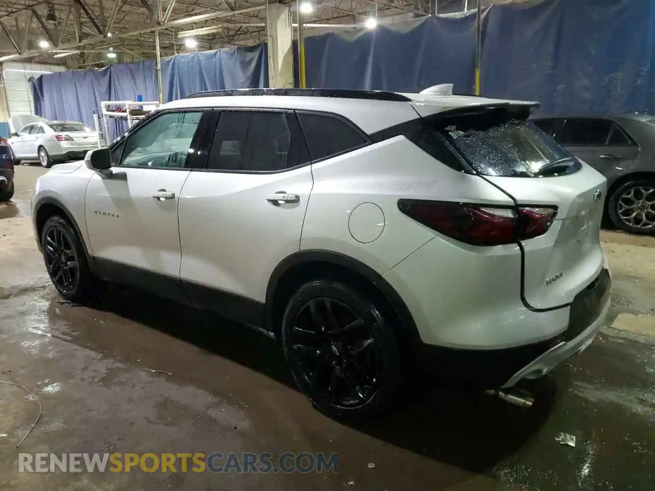 2 fotografías del automóvil dañado 3GNKBCRS5LS579516 CHEVROLET BLAZER 2020